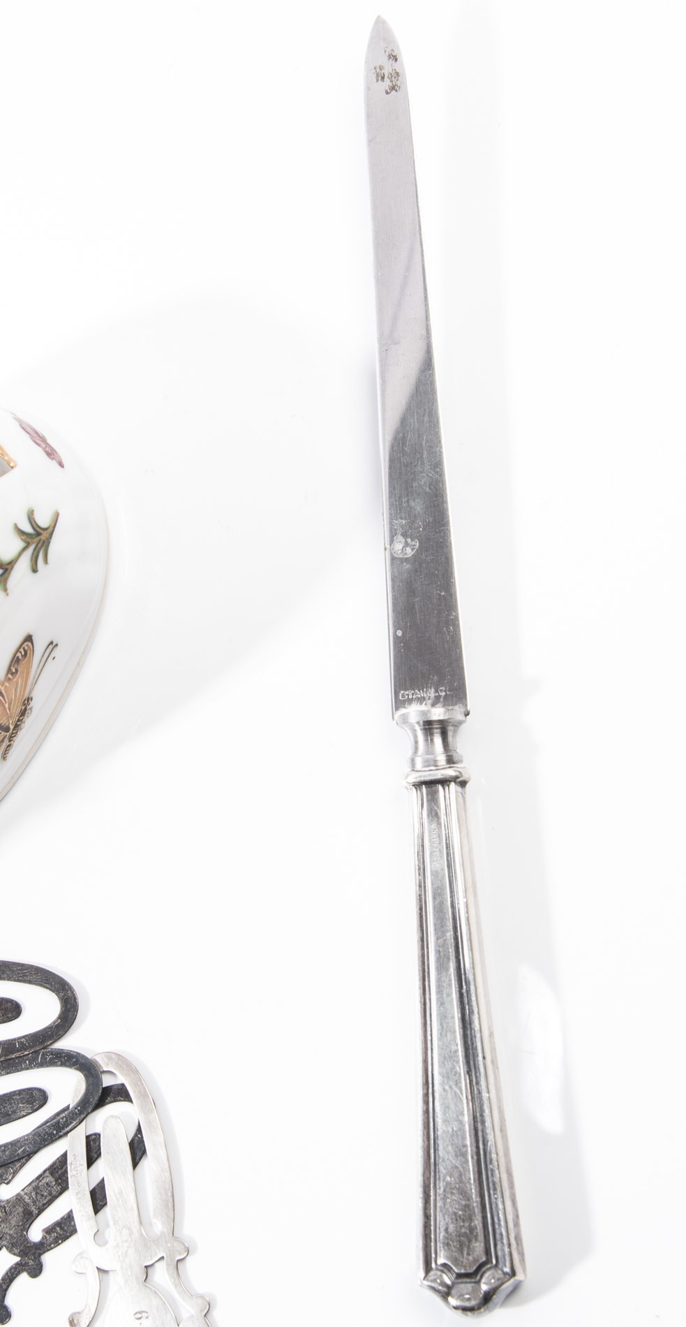 Desk Set Including Sterling Silver