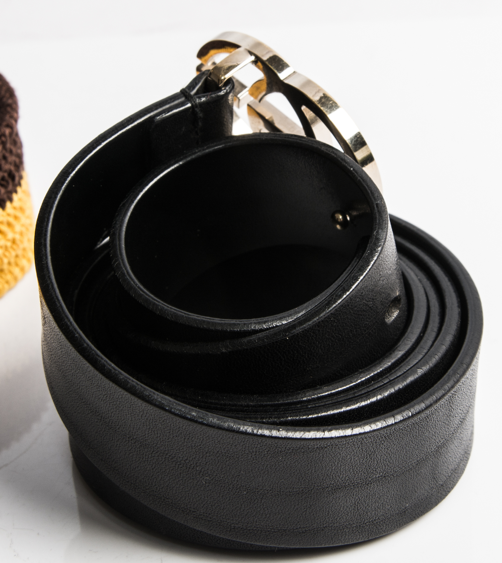 Gucci and Prada Belts