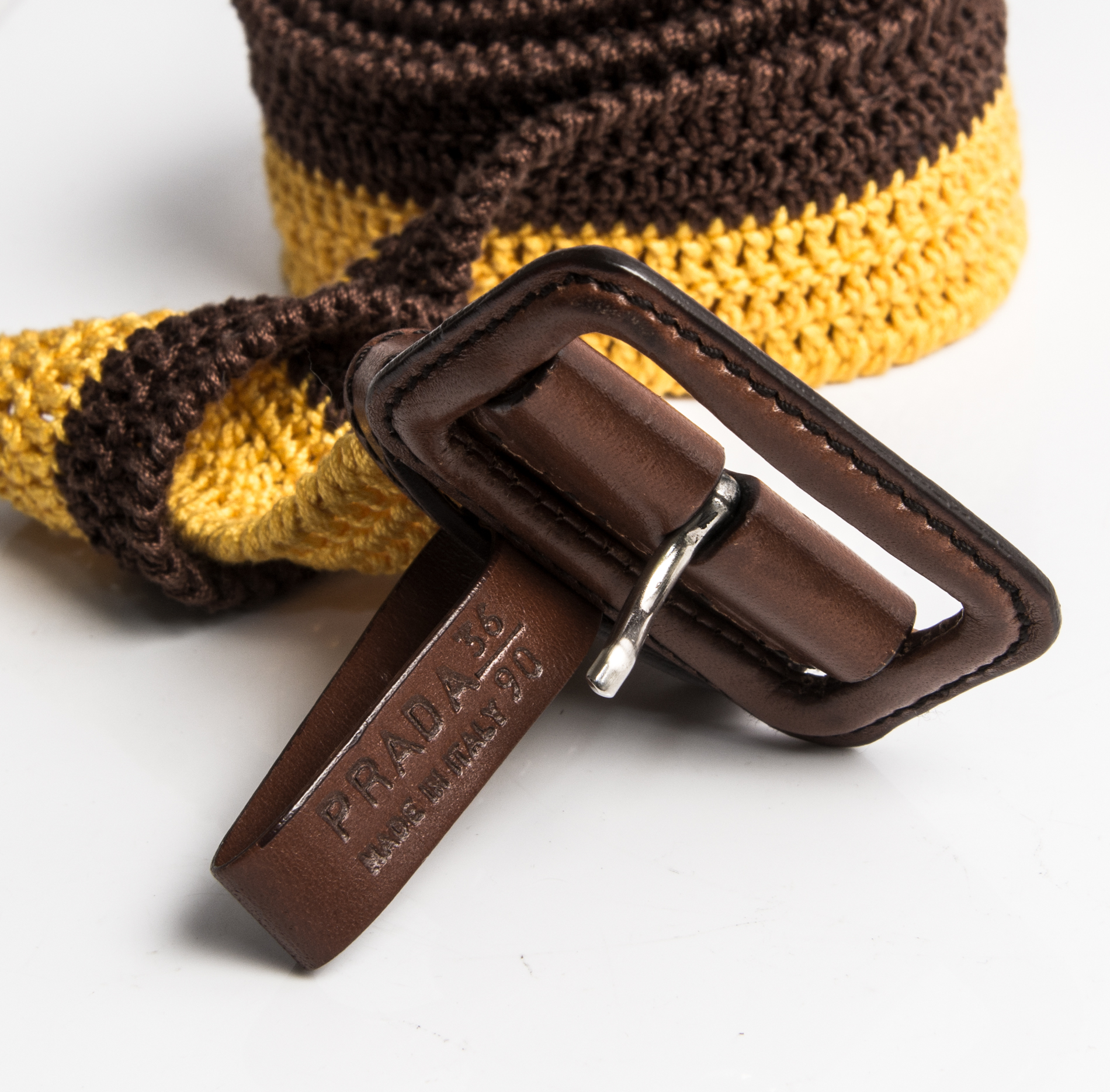 Gucci and Prada Belts