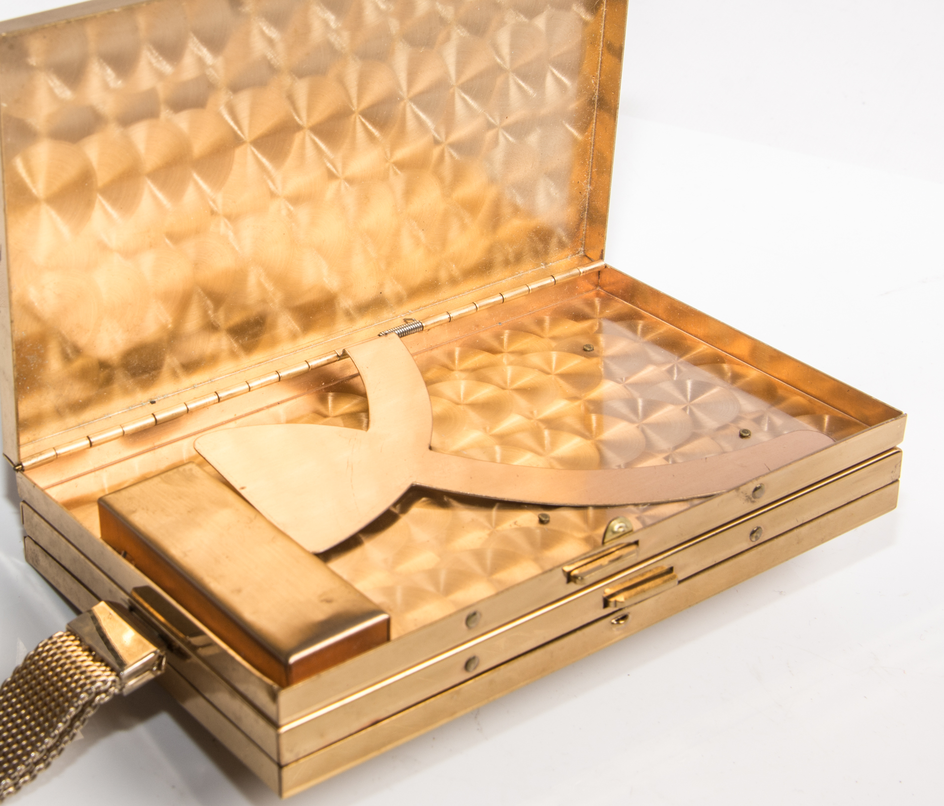 Vintage Gold Tone Carry-All