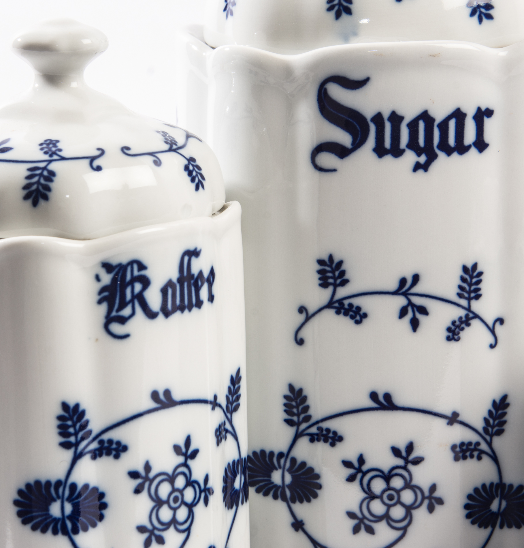 Delft Style Staples Canisters
