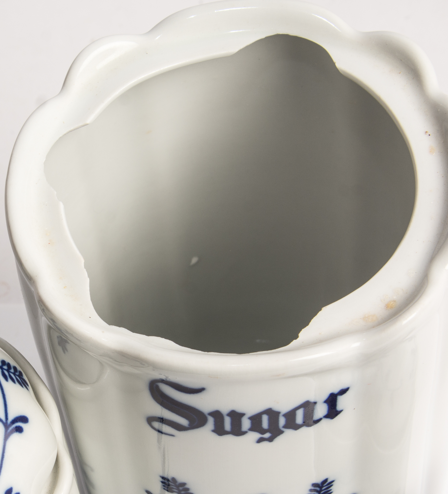 Delft Style Staples Canisters