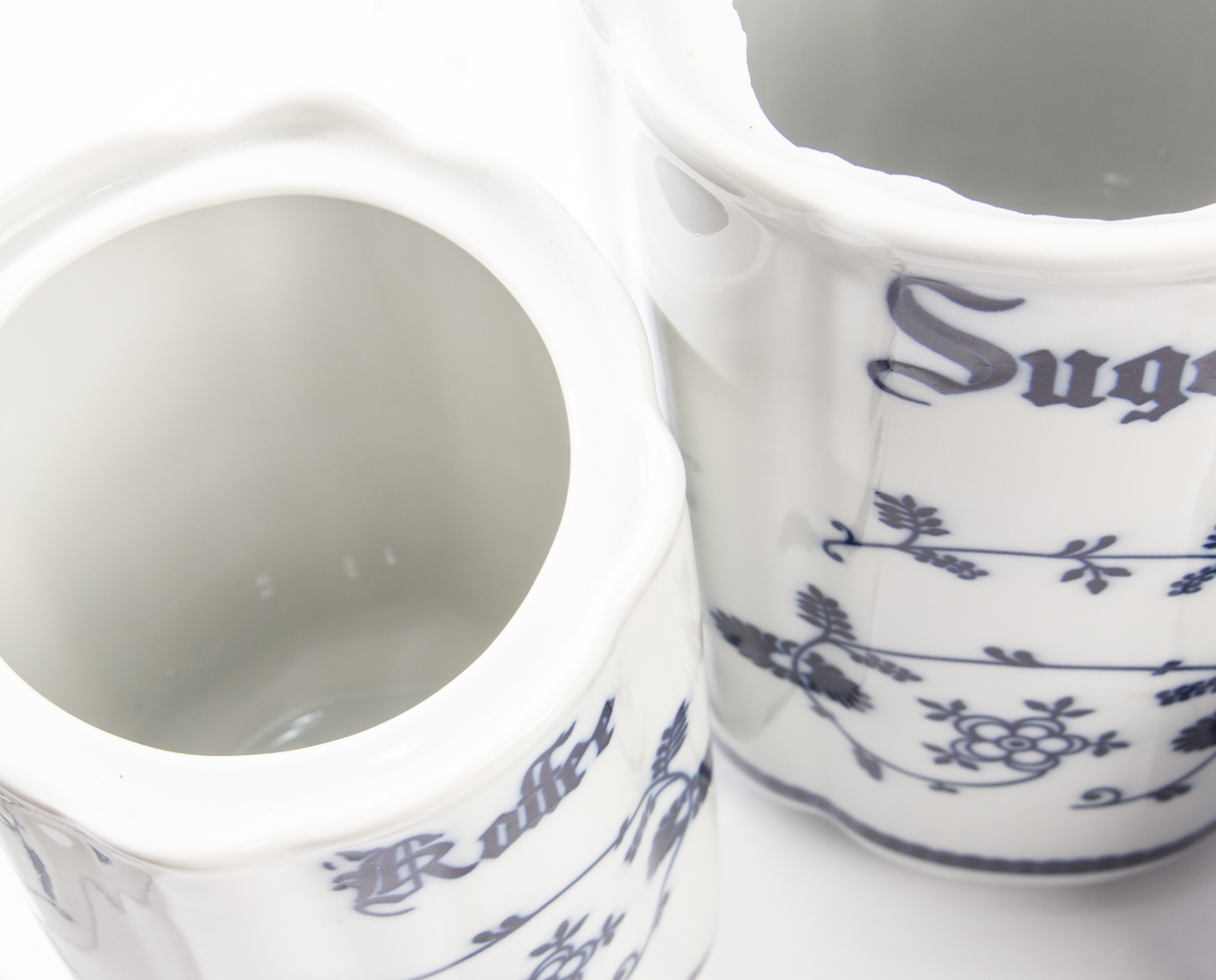 Delft Style Staples Canisters
