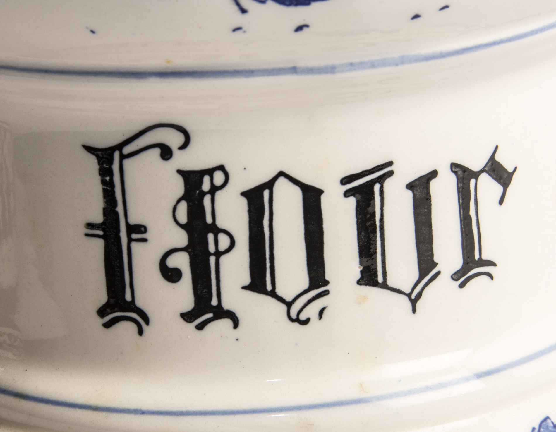 Delft Style Staples Canisters