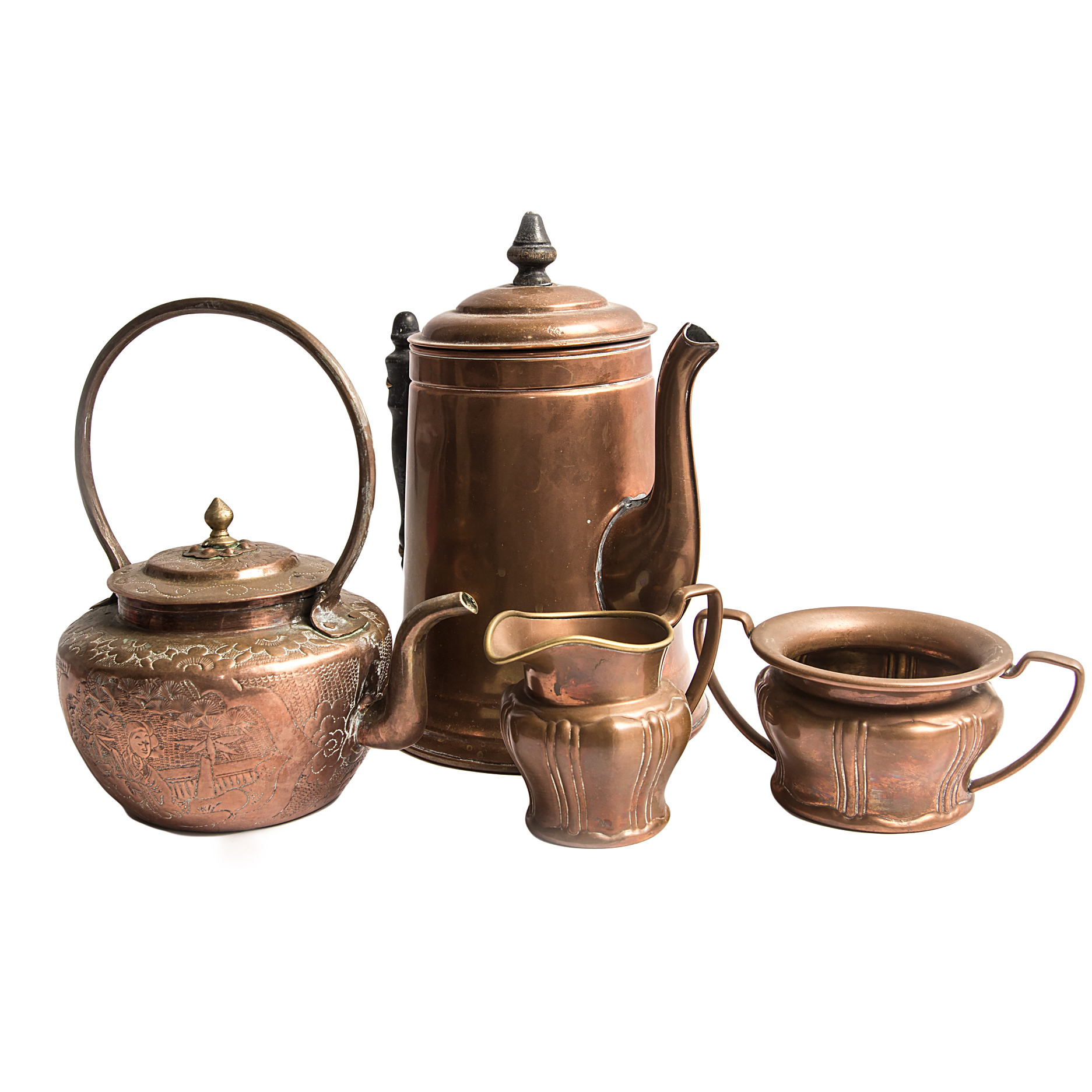 Copper Tea Set