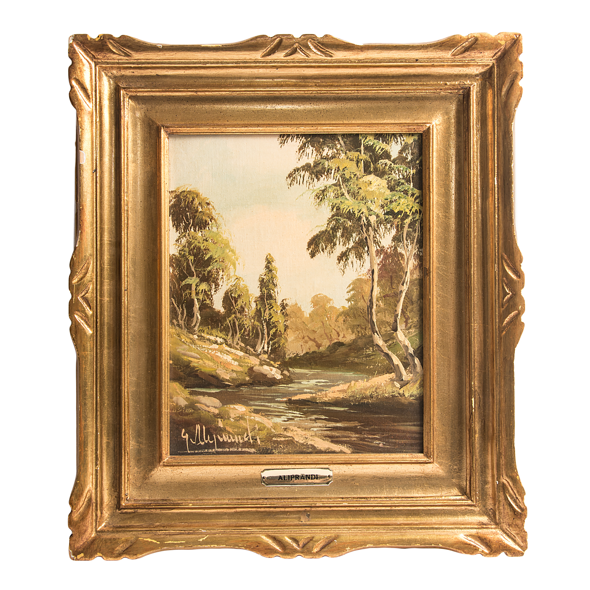 Aliprandi Original Oil on Board