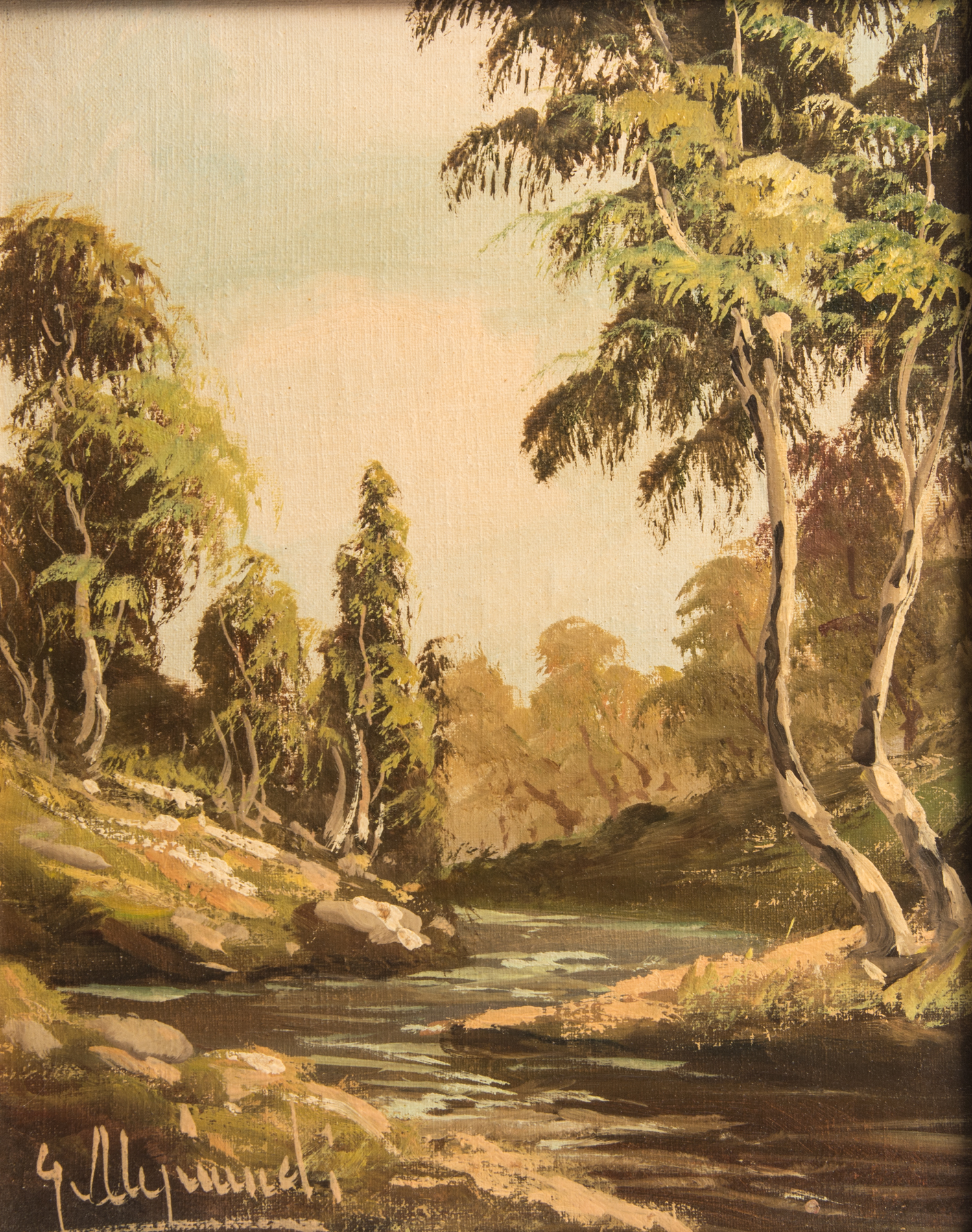 Aliprandi Original Oil on Board