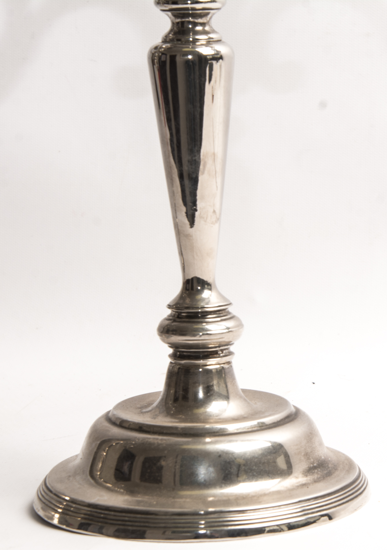 Pair of Silver Tone Candelabra