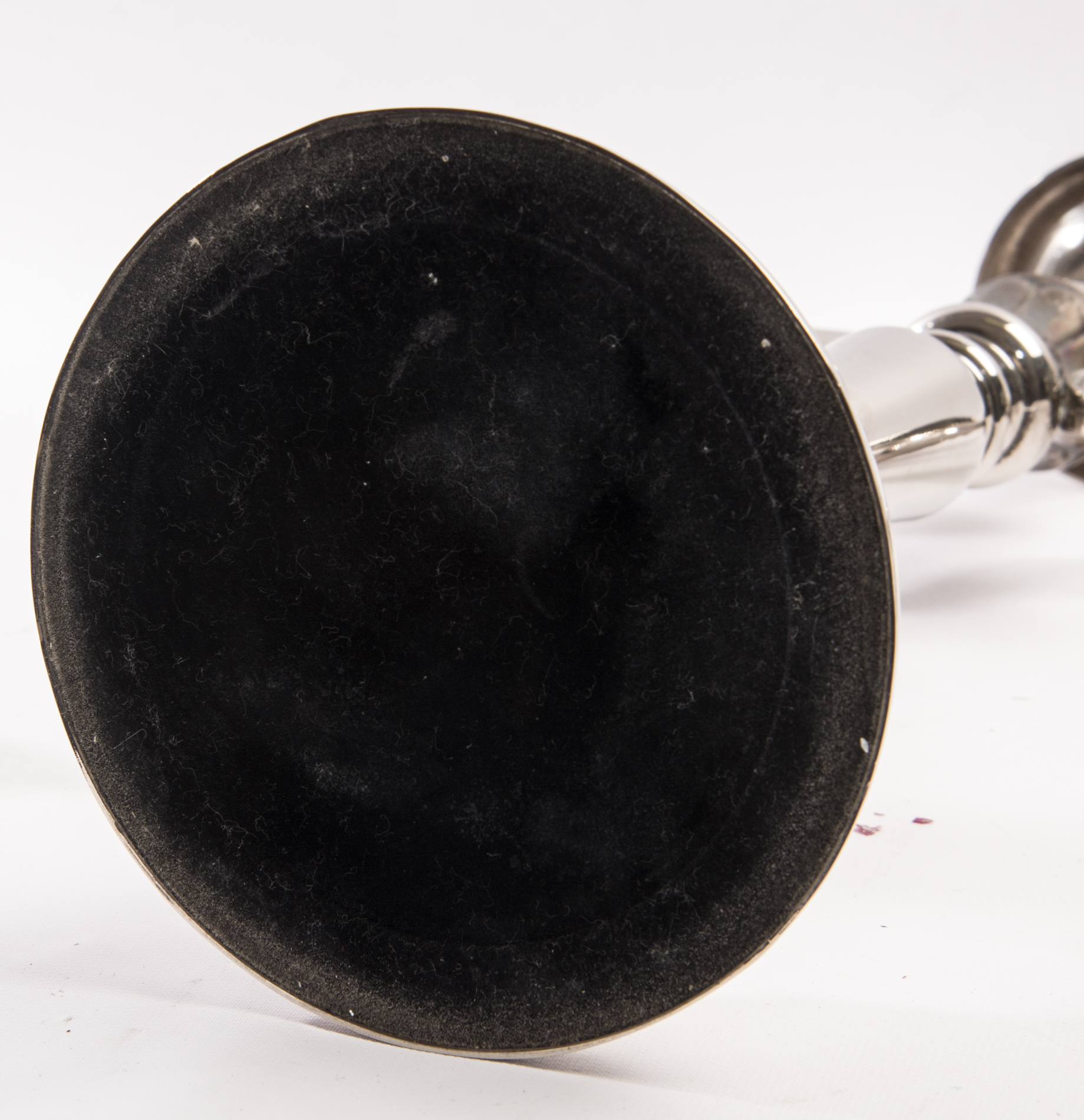 Pair of Silver Tone Candelabra