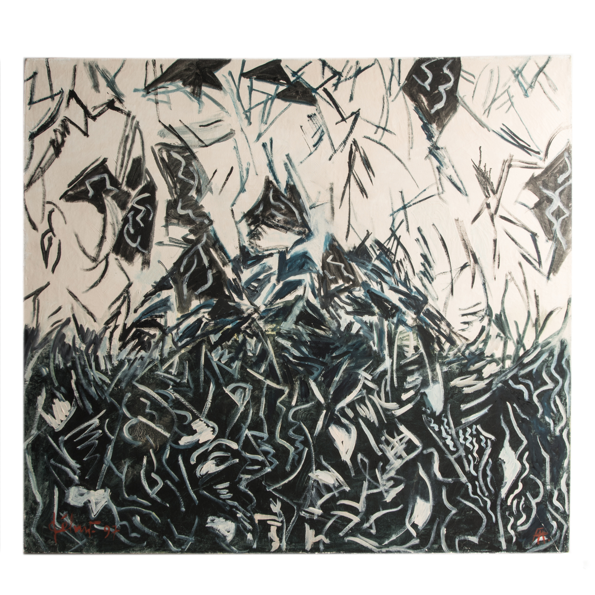 Abstract Acrylic on Canvas