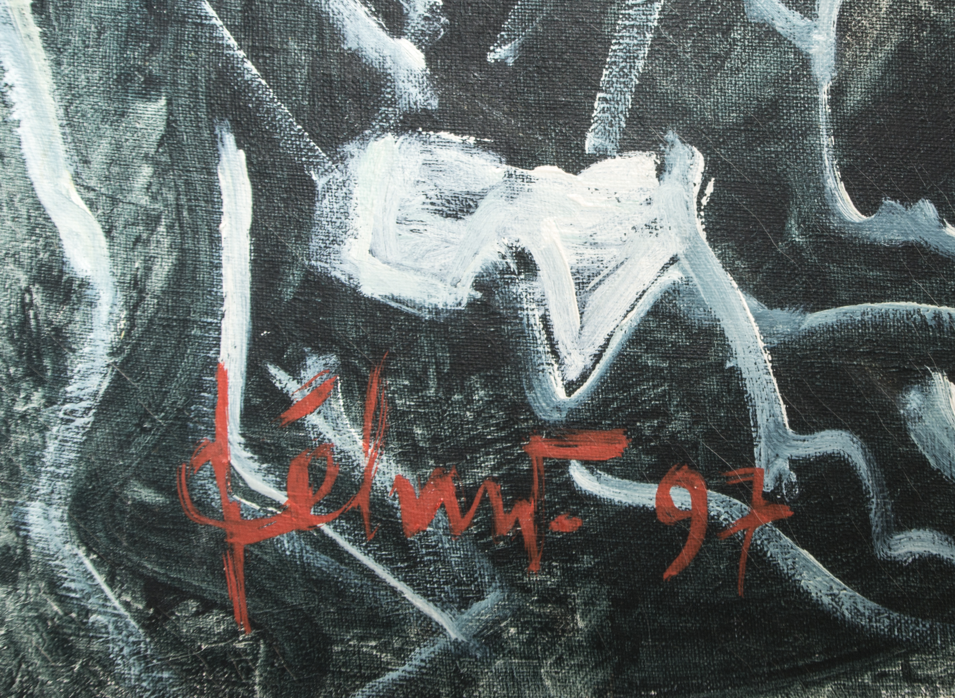 Abstract Acrylic on Canvas