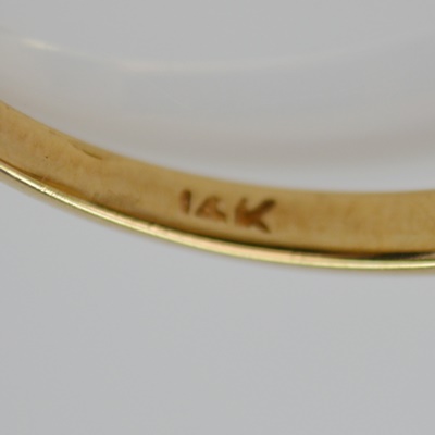 Vintage 14K Yellow Gold Cultured Pearl Ring