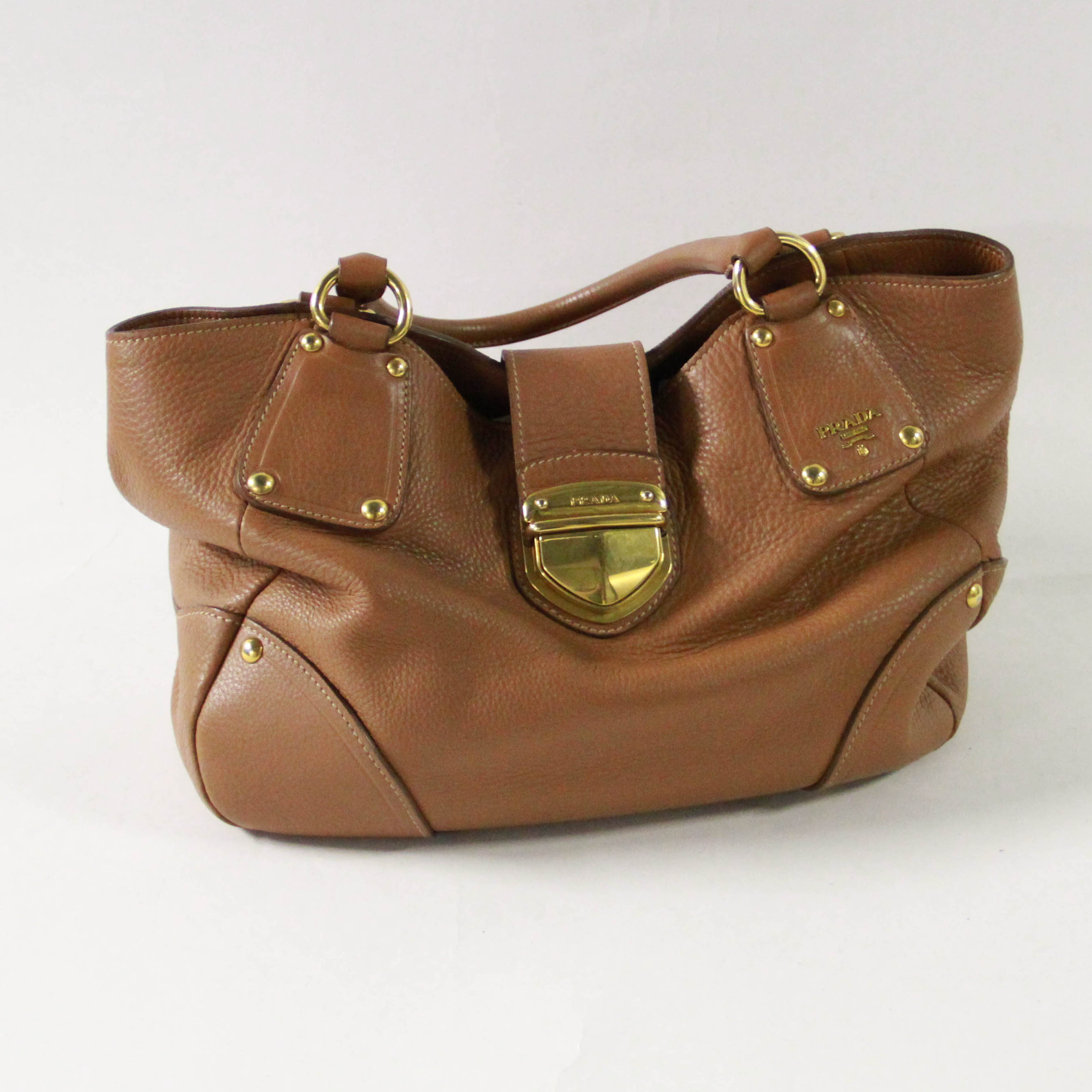 Prada Brown Leather Handbag