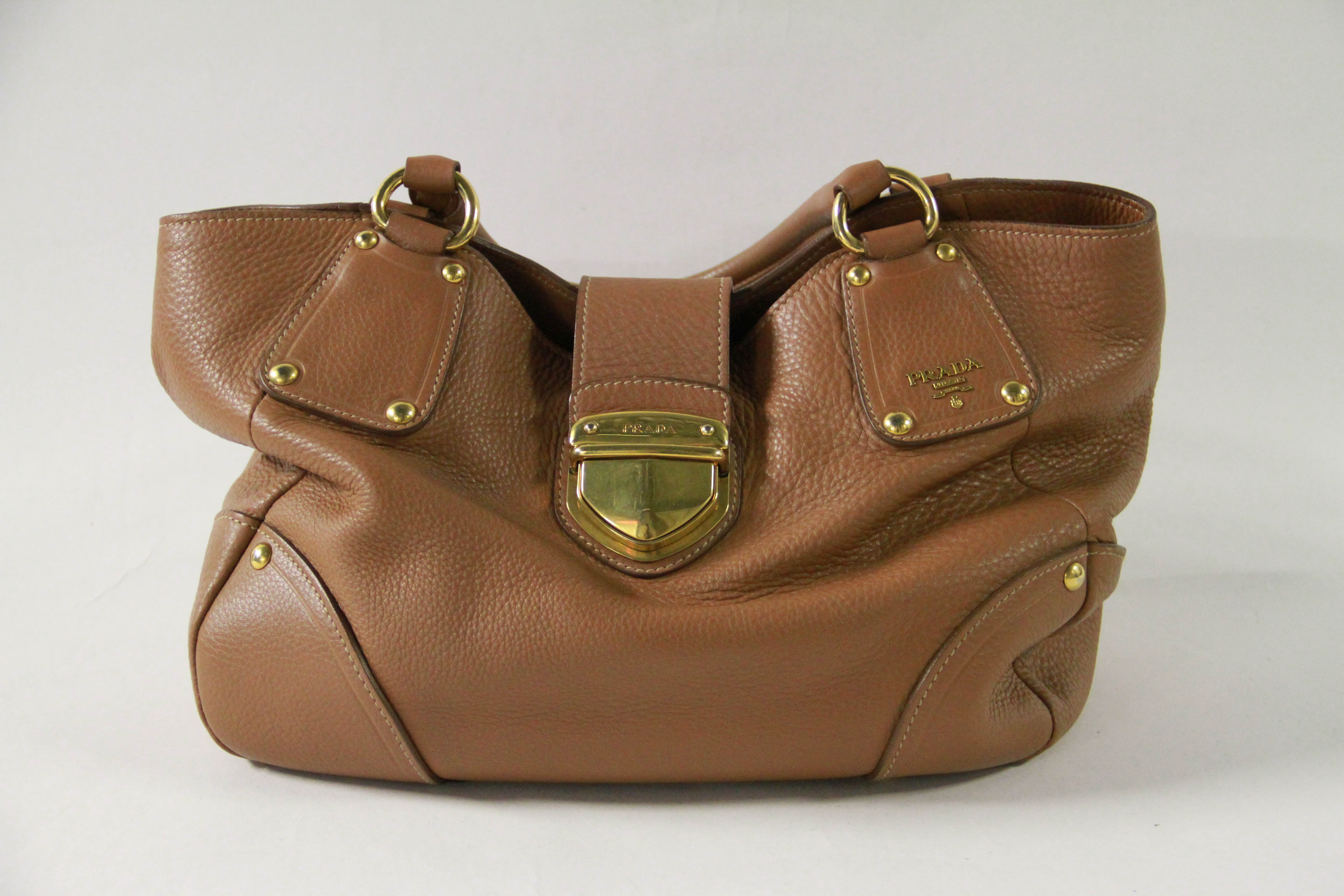 Prada Brown Leather Handbag
