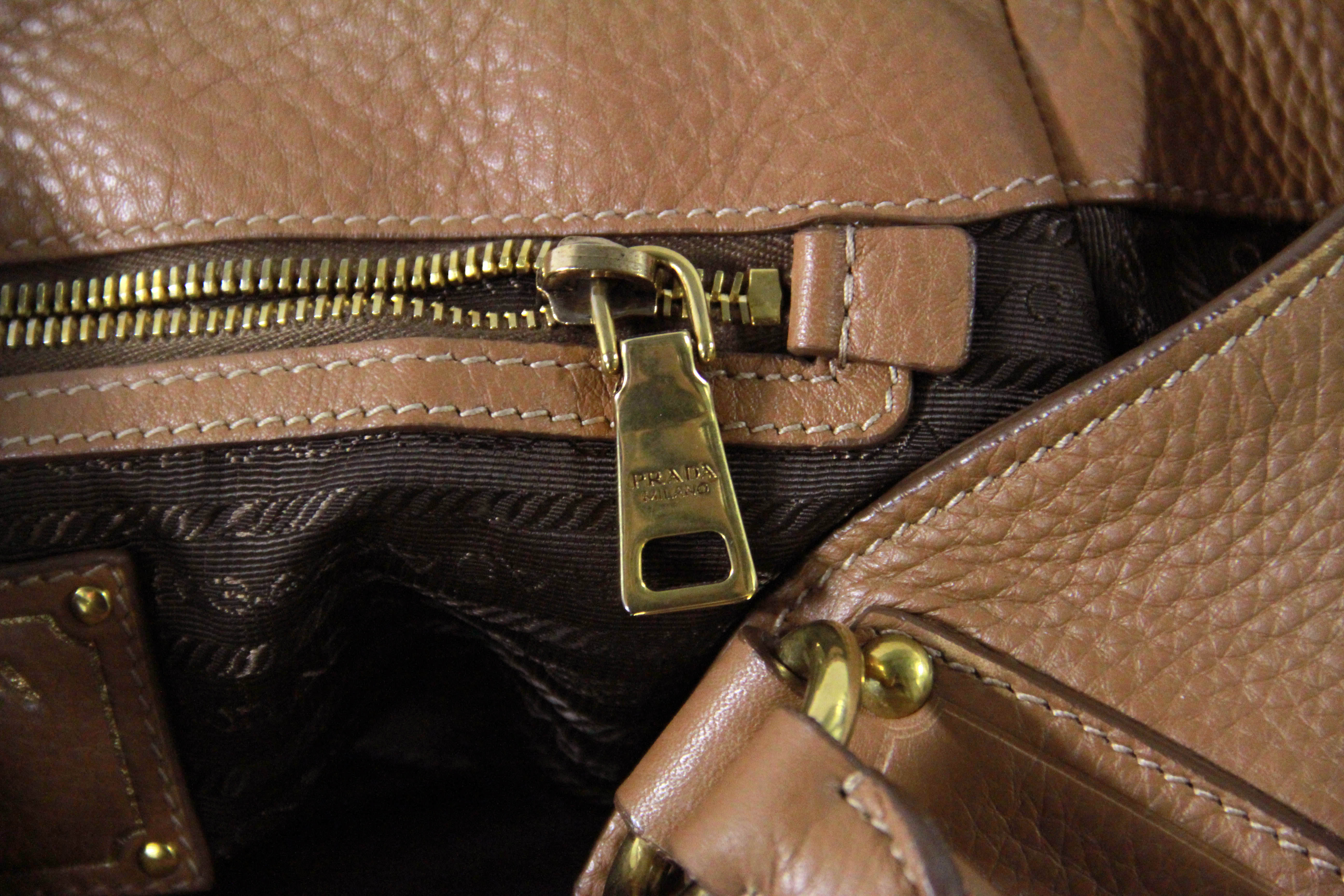 Prada Brown Leather Handbag