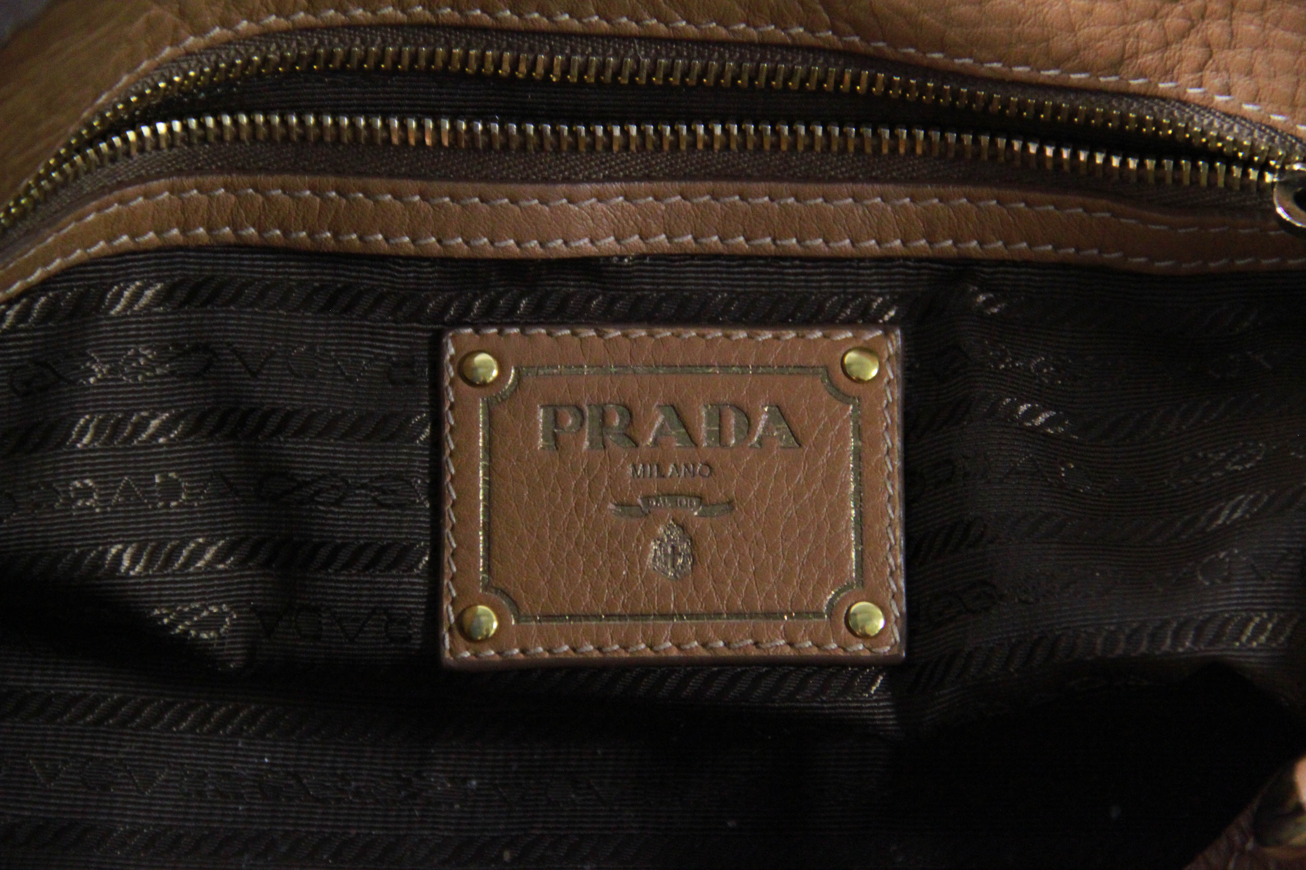 Prada Brown Leather Handbag