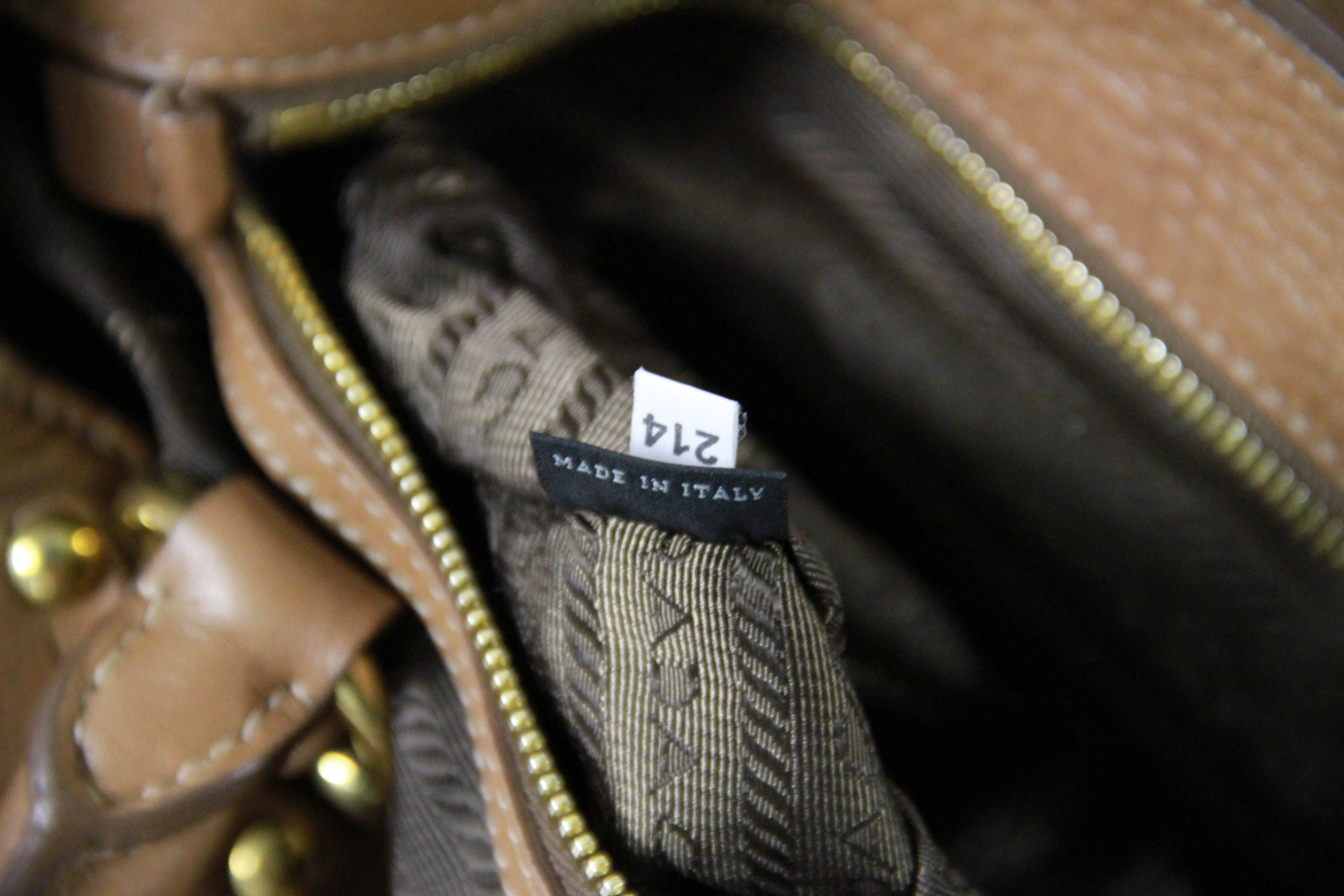 Prada Brown Leather Handbag