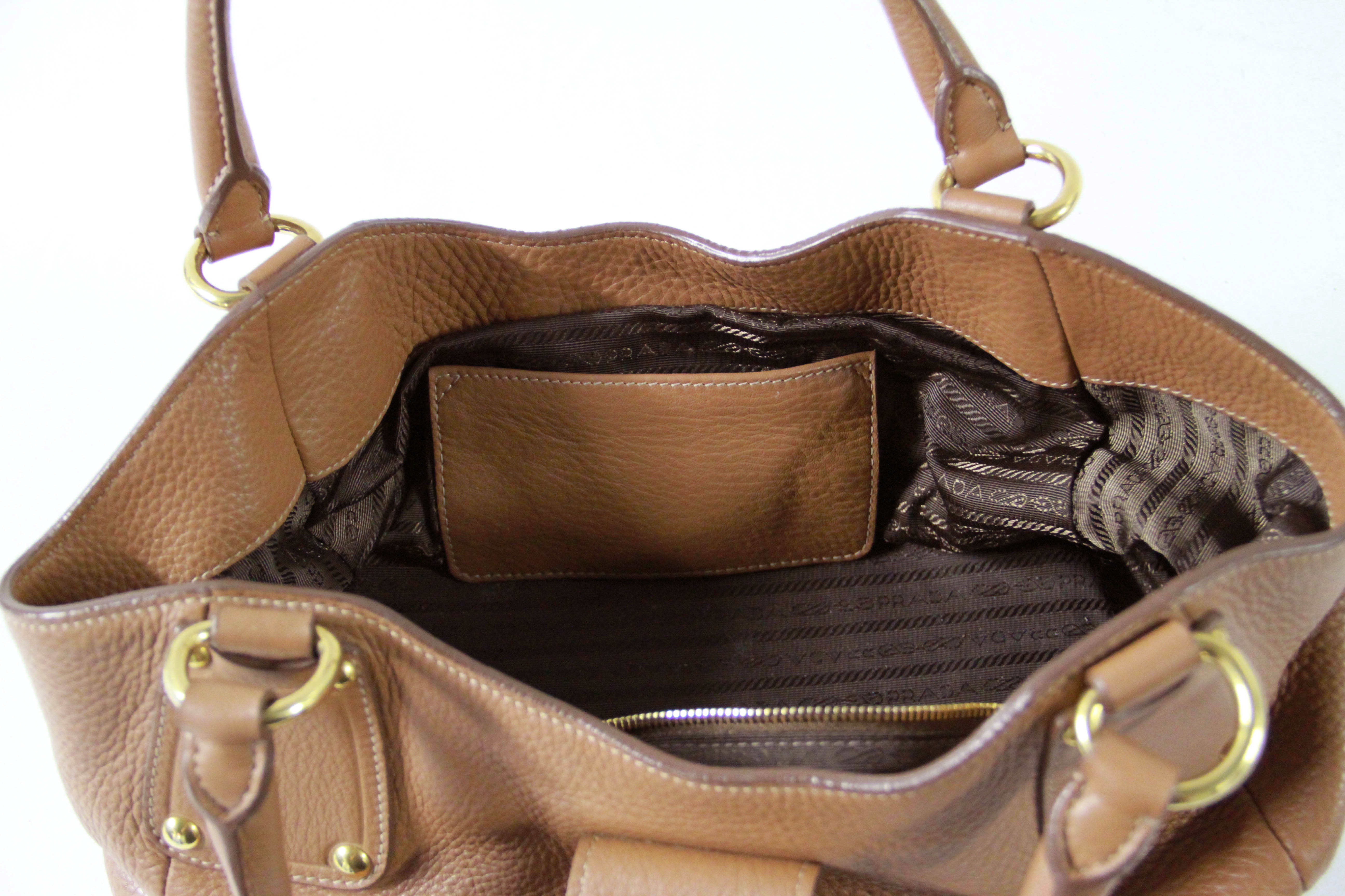 Prada Brown Leather Handbag