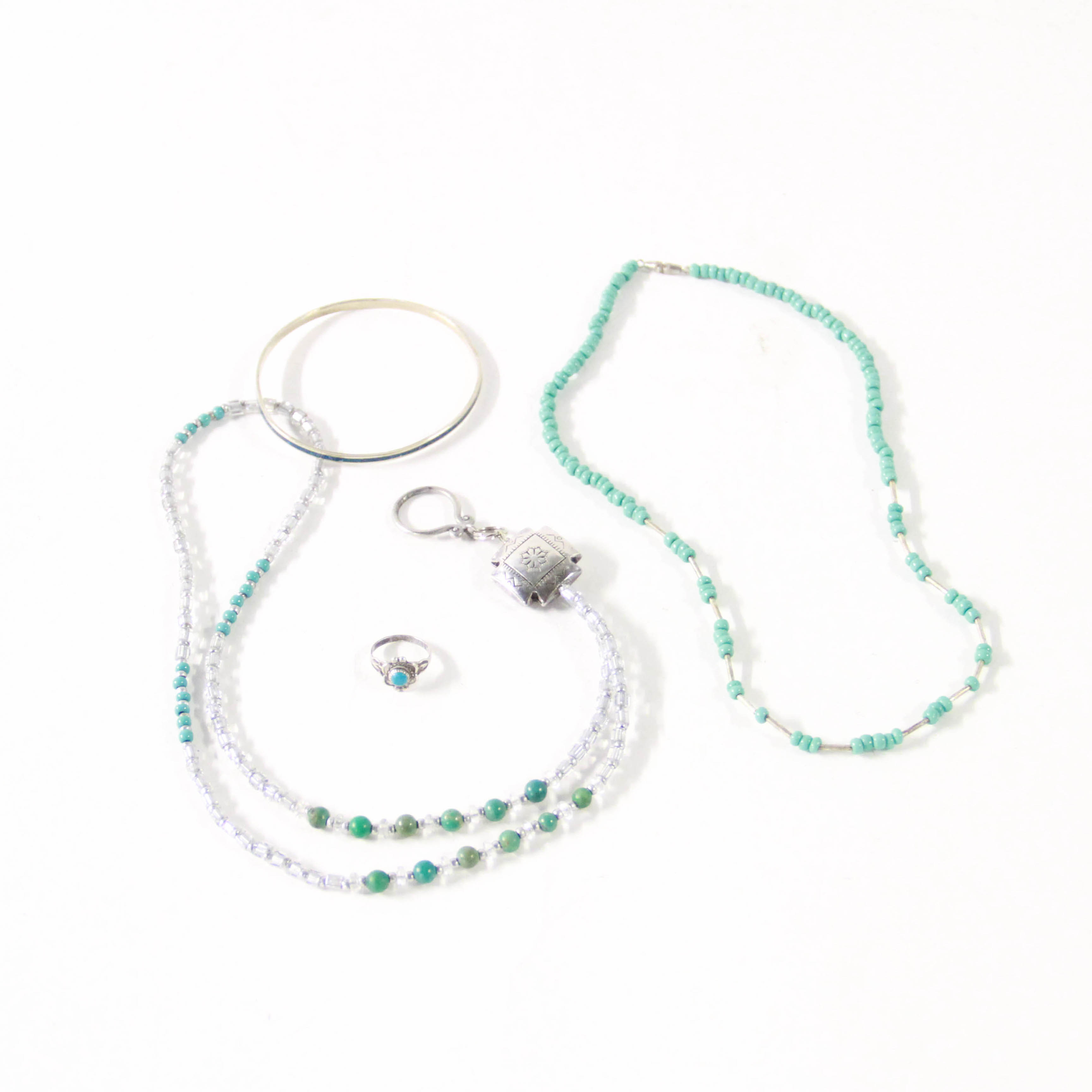 Sterling Silver Jewelry Including Turquoise