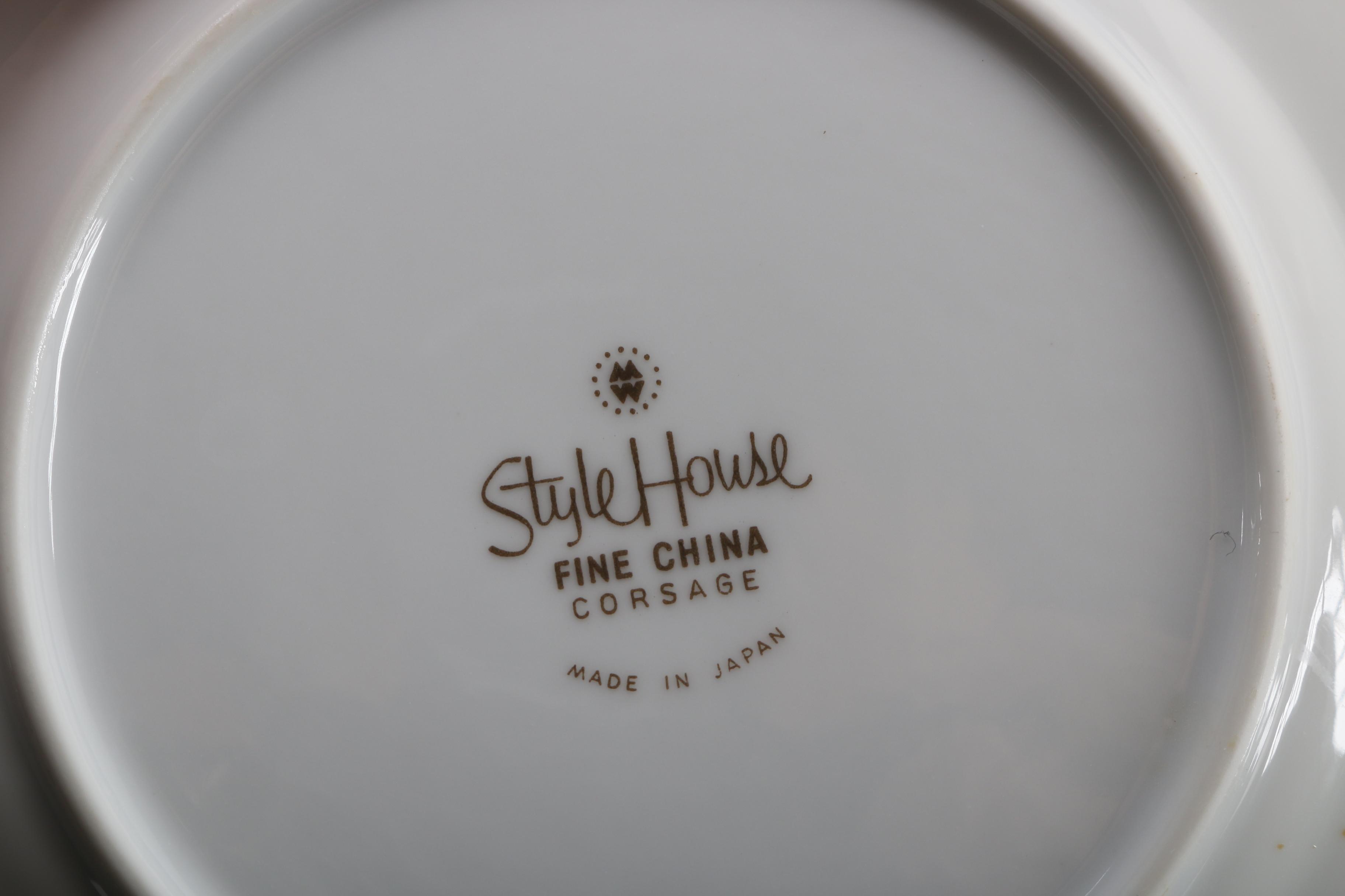 Style House "Corsage" Fine China Serving Pieces