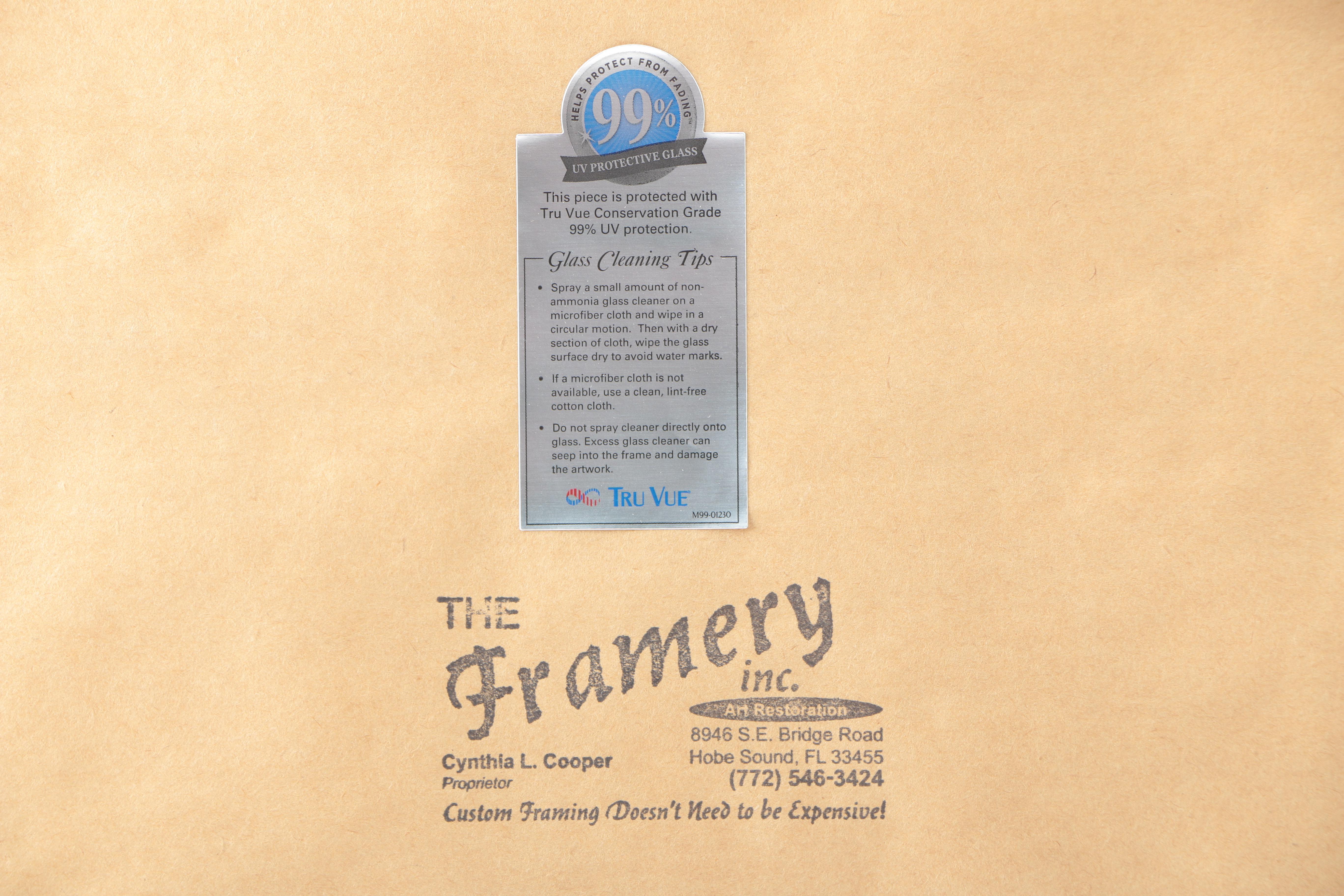 Jane Davis Doggett Offset Lithograph "Falling Turtle, Spring at Radnor Lake"