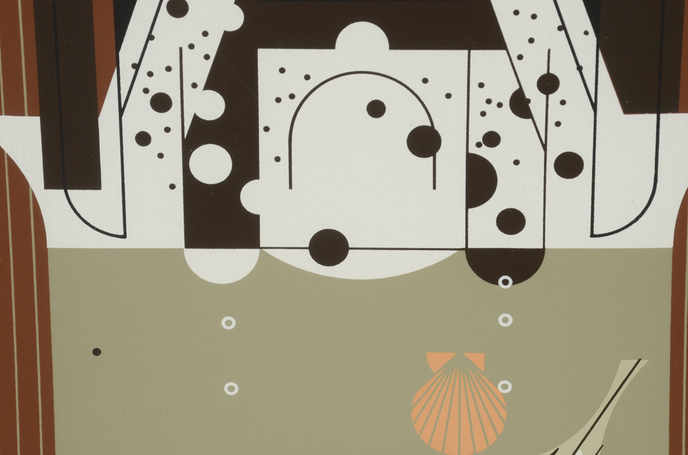 Charley Harper Signed Limited Edition Serigraph "Claws"