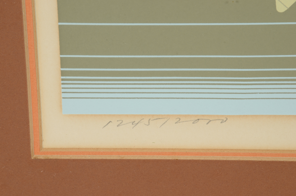 Charley Harper Signed Limited Edition Serigraph "Claws"