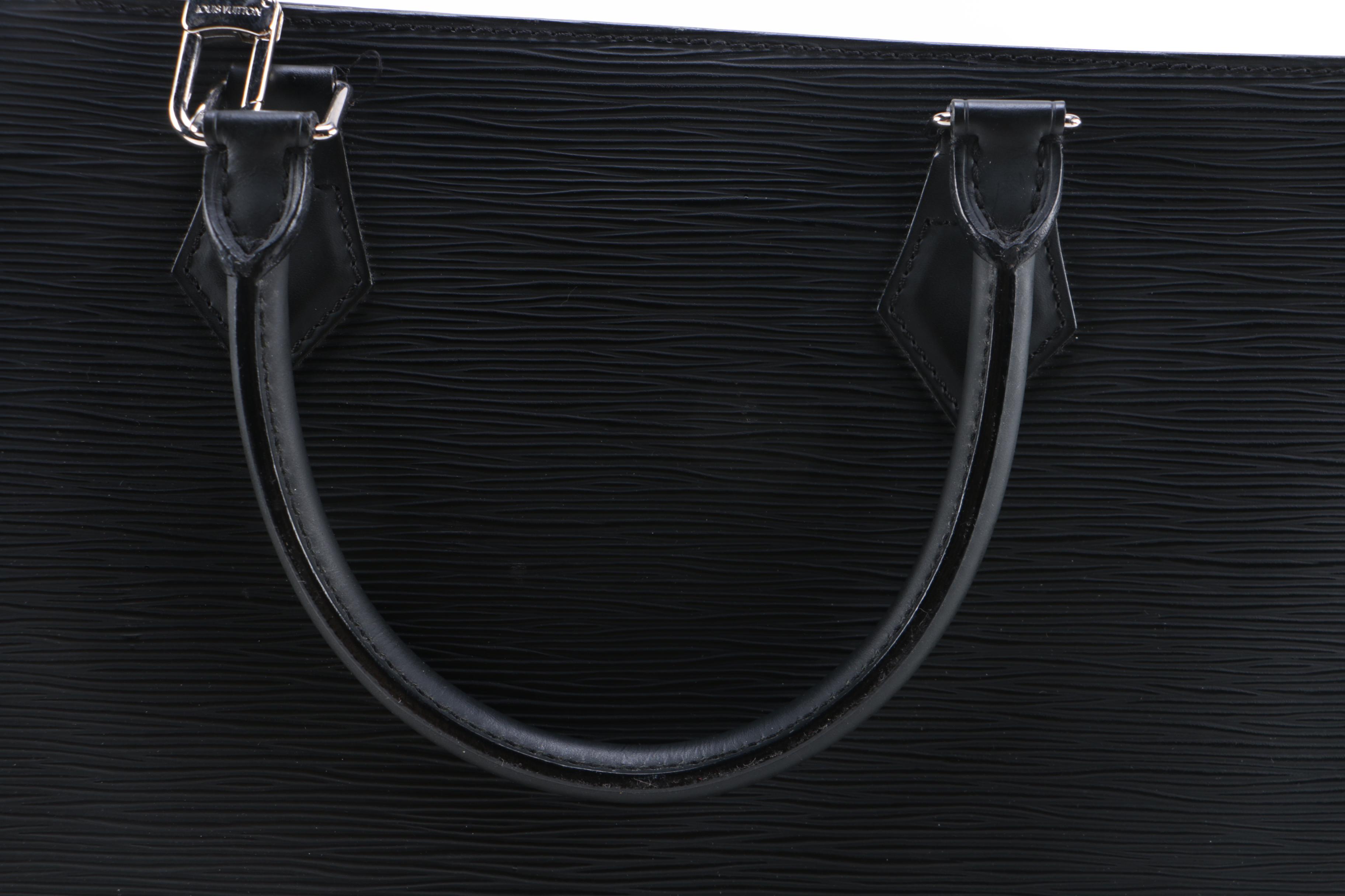 Louis Vuitton Black Epi Leather Tote