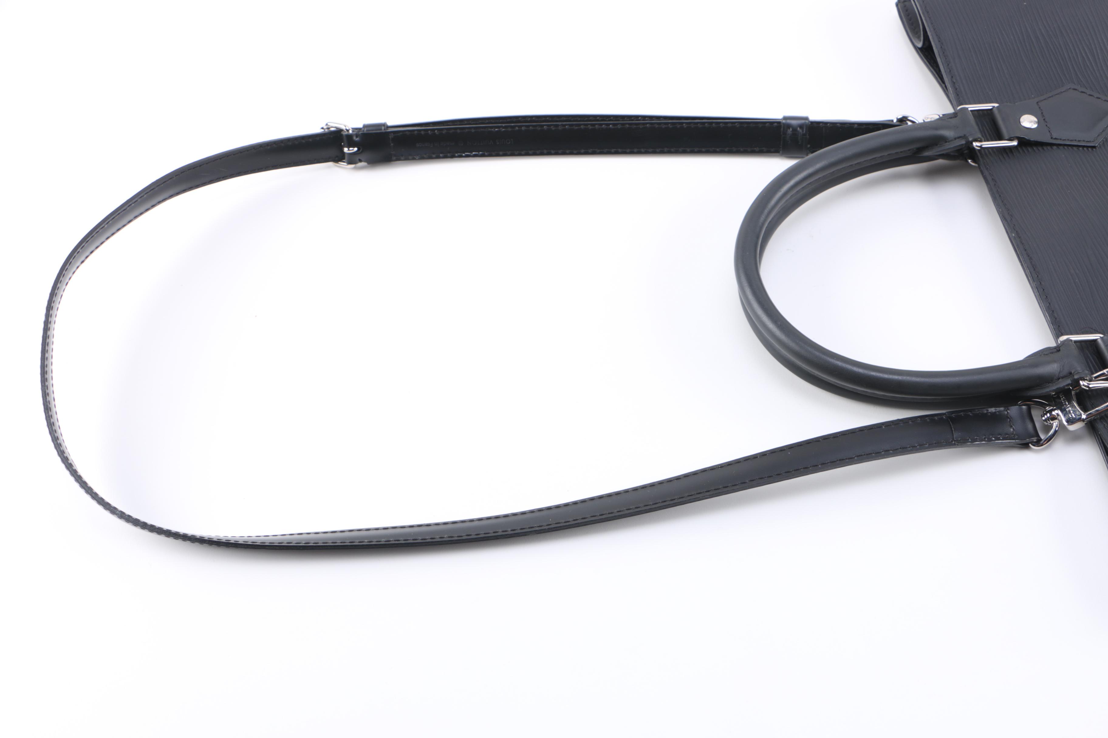 Louis Vuitton Black Epi Leather Tote