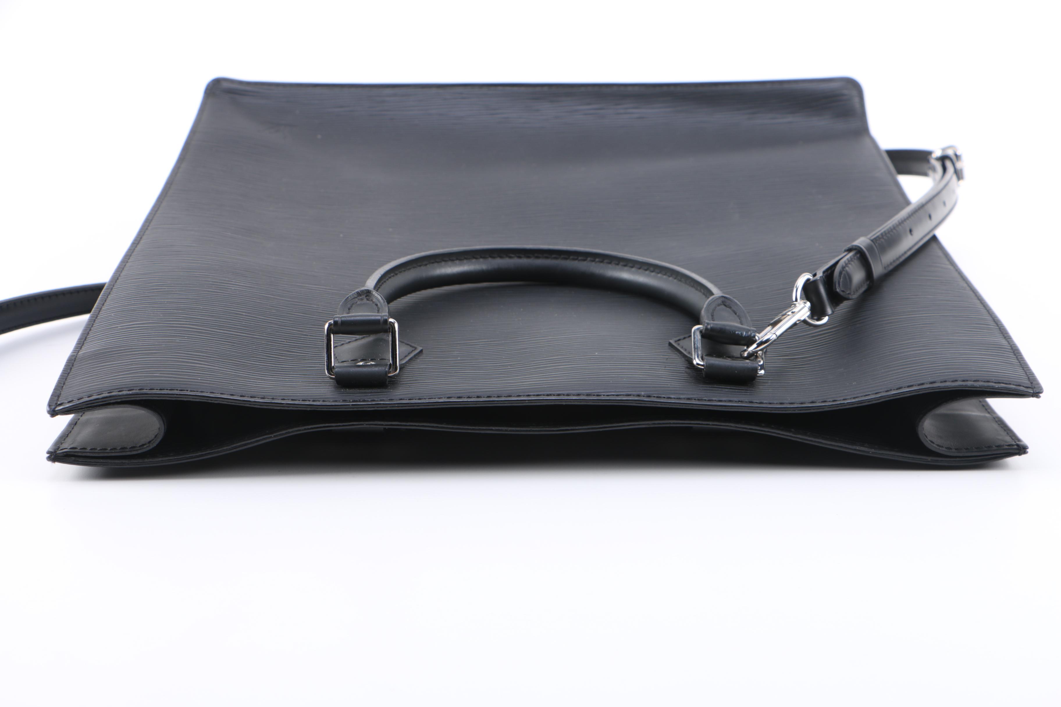 Louis Vuitton Black Epi Leather Tote