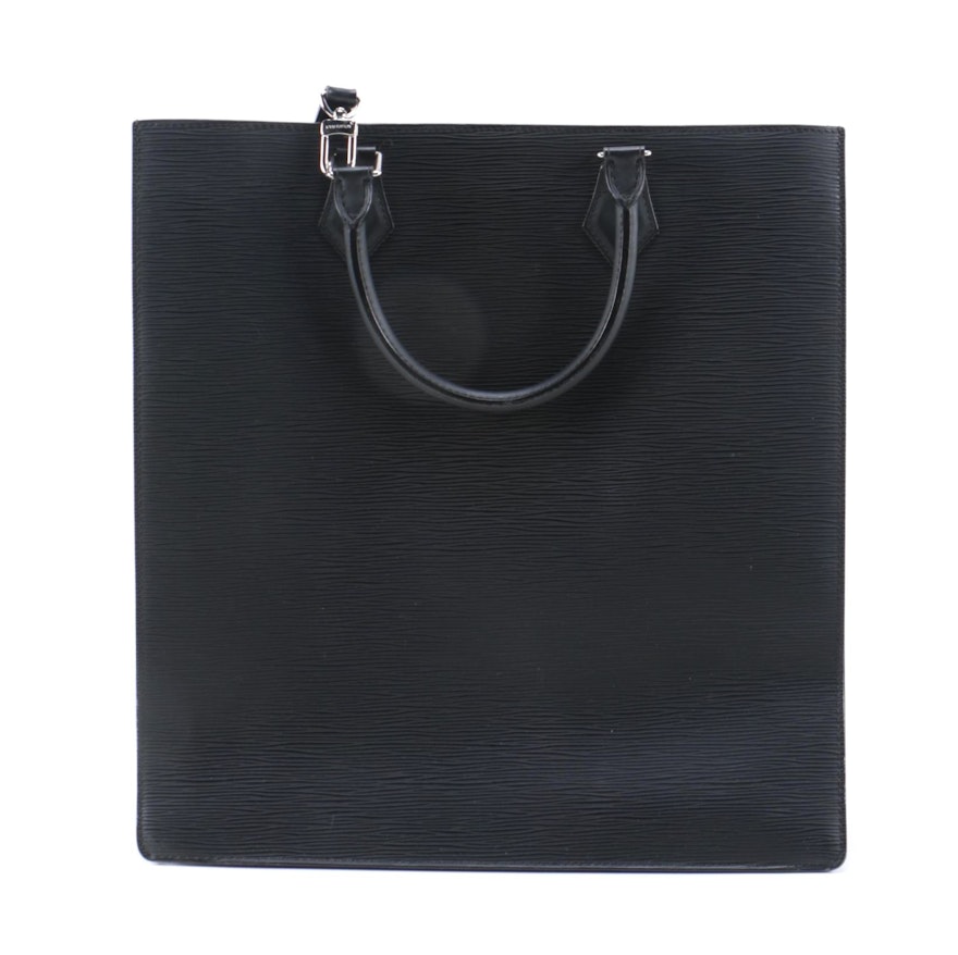 Louis Vuitton Black Epi Leather Tote