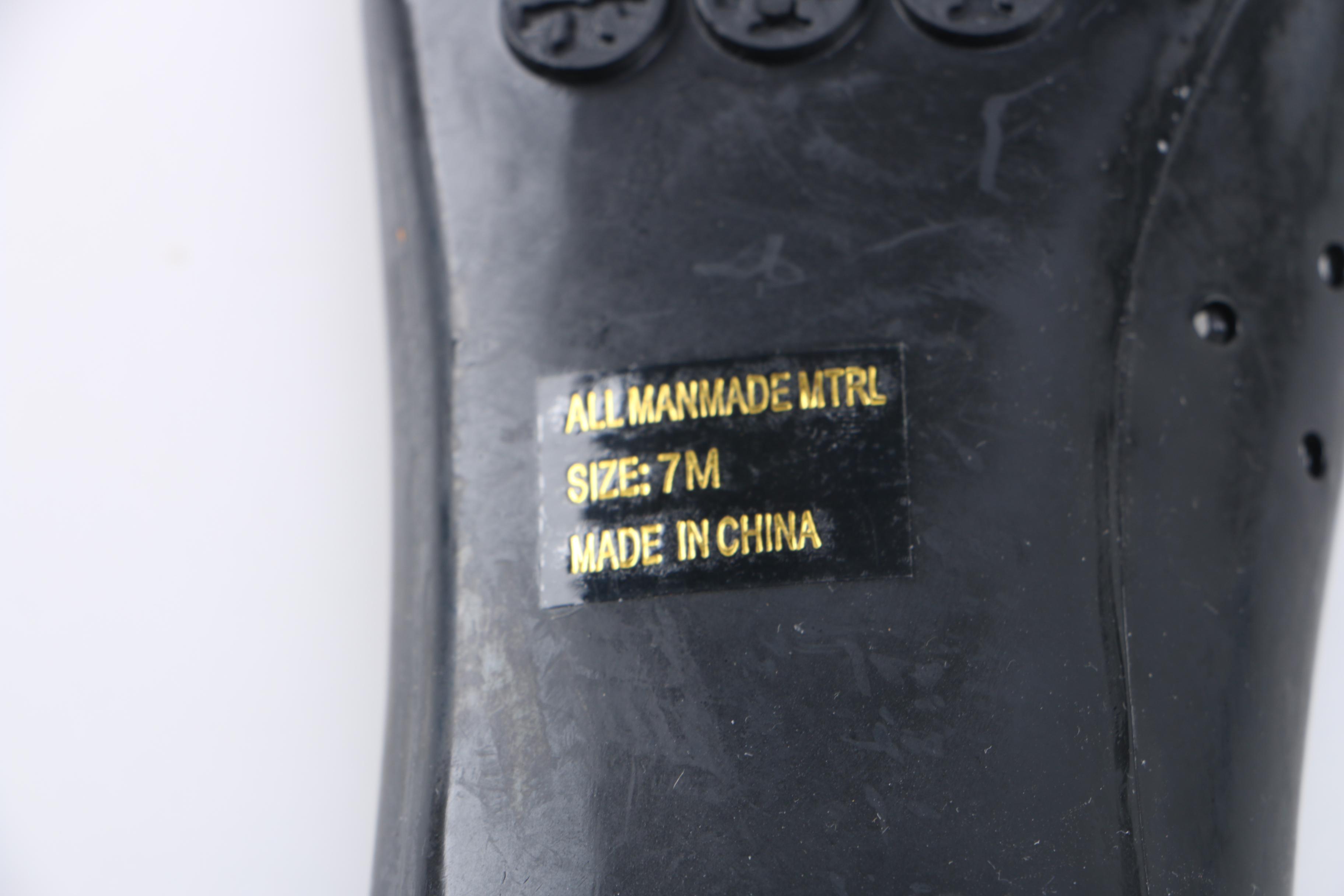 Tory Burch Black Jelly Flats