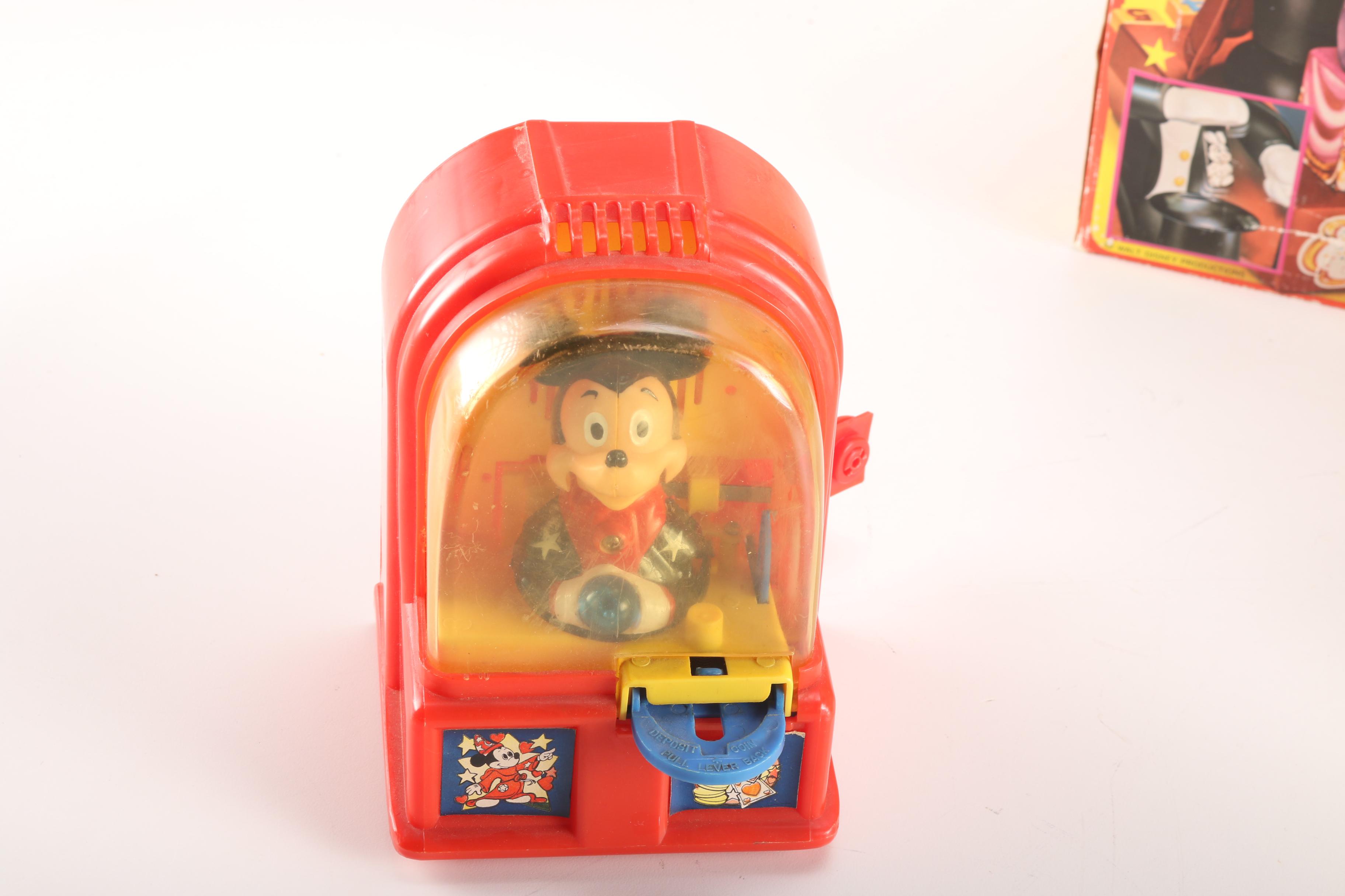 Mickey Mouse Collectibles Including Mickey Magician and a Fortune Teller