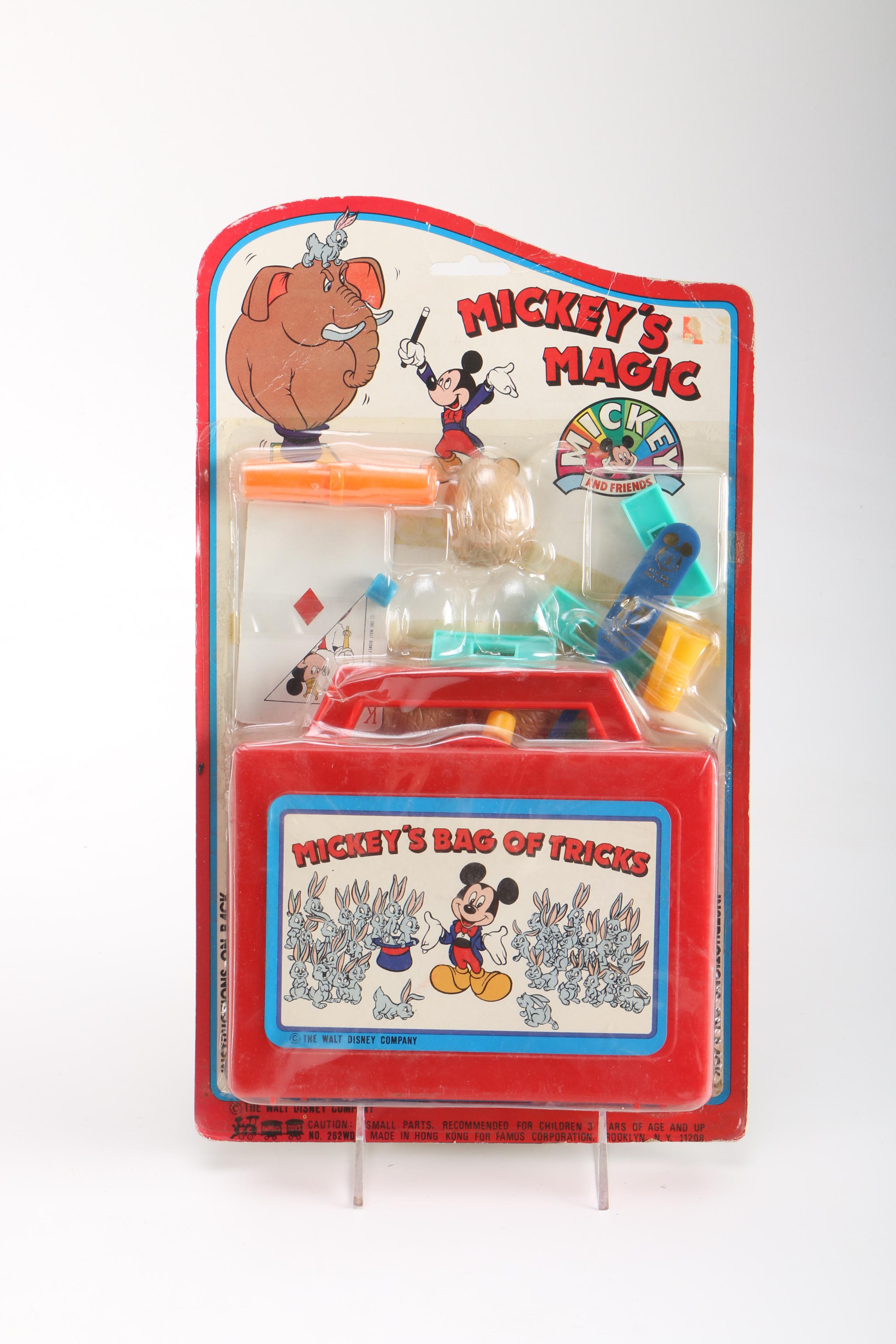 Mickey Mouse Collectibles Including Mickey Magician and a Fortune Teller