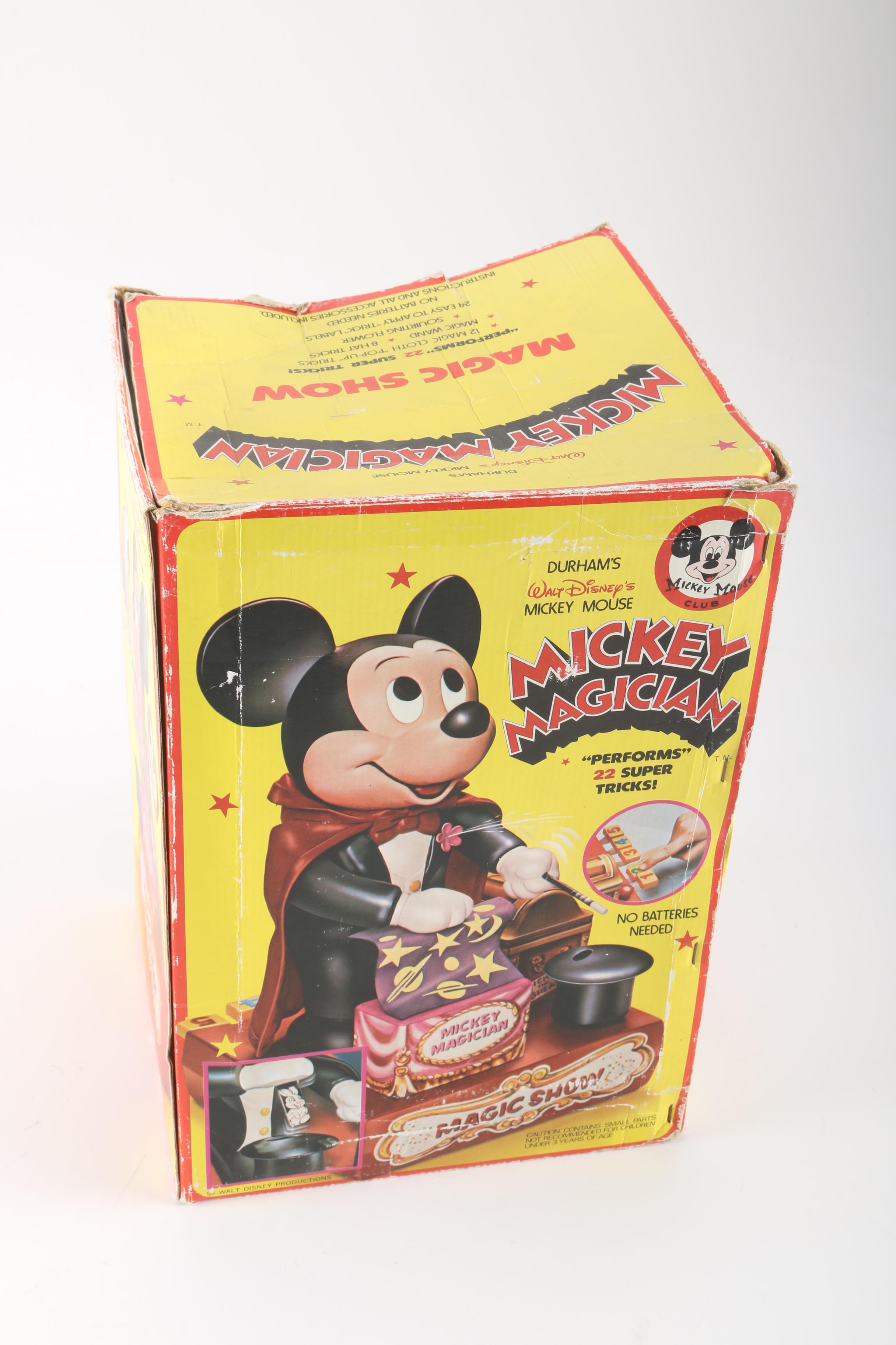 Mickey Mouse Collectibles Including Mickey Magician and a Fortune Teller