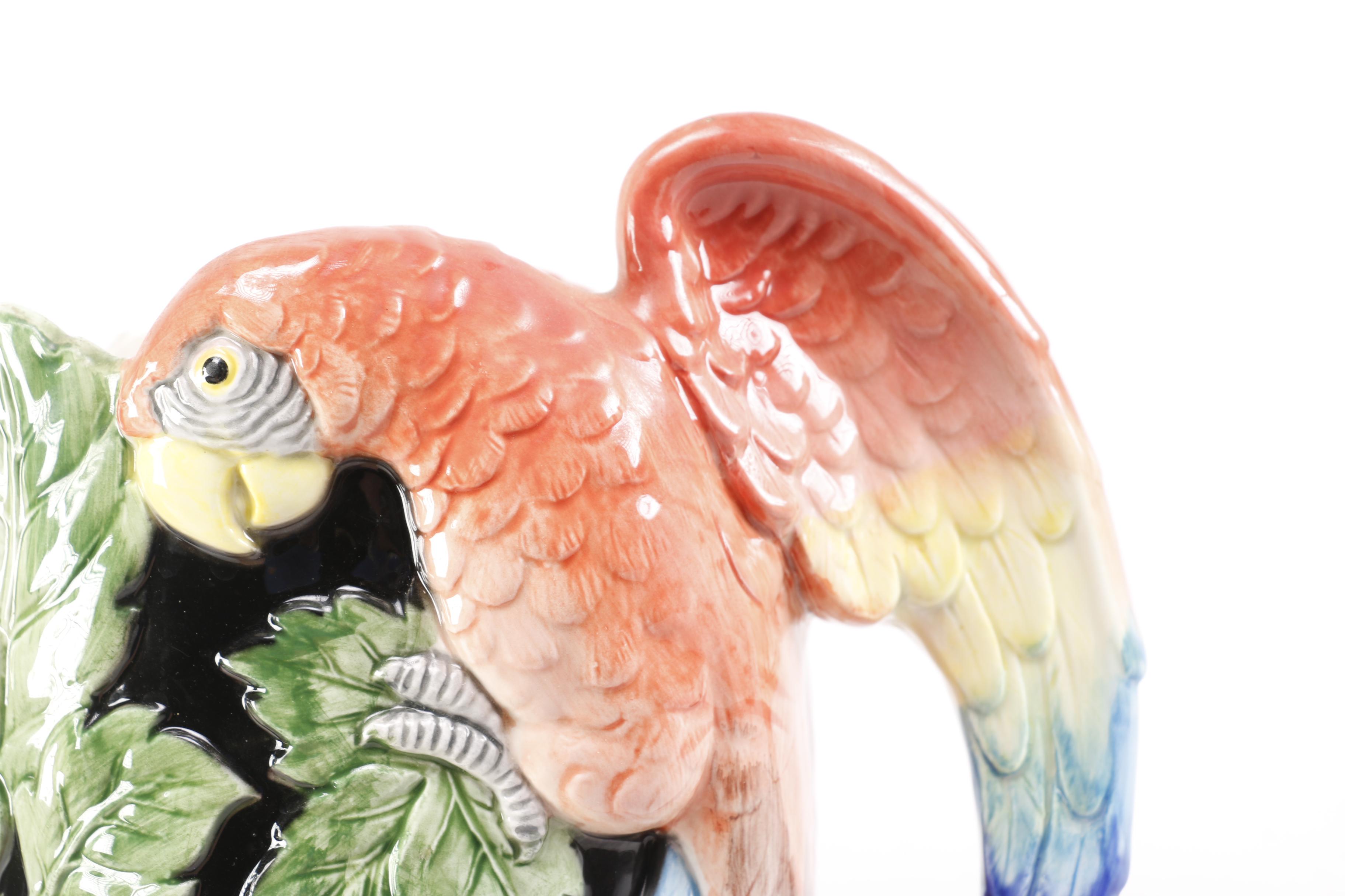 Fitz and Floyd Parrot Pitcher