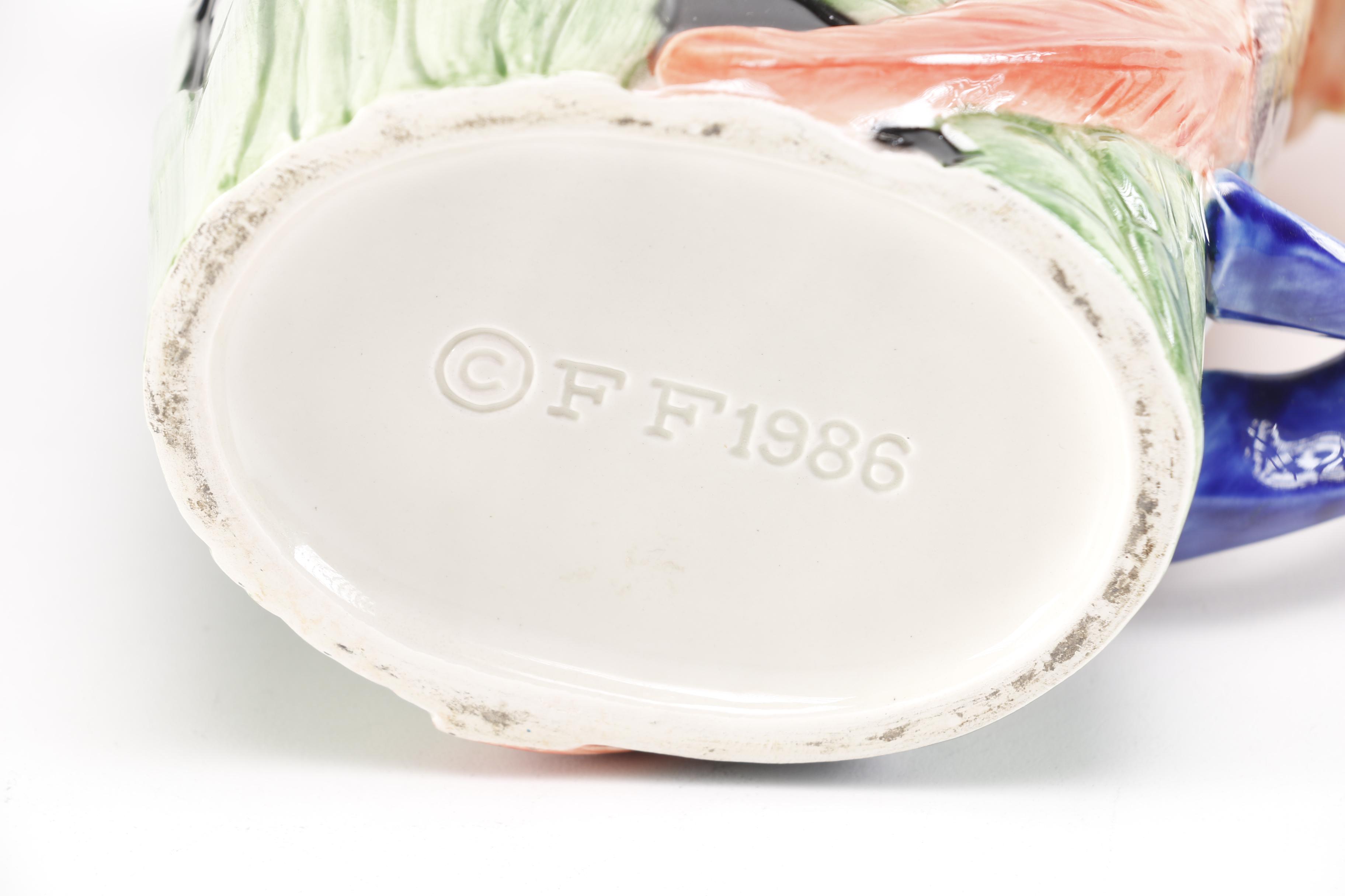 Fitz and Floyd Parrot Pitcher