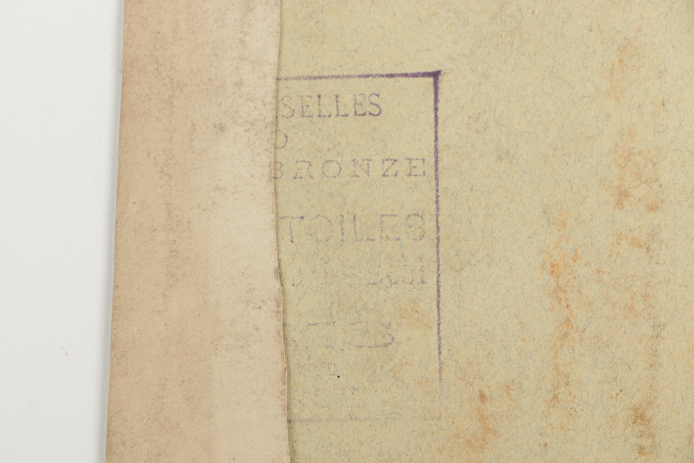 Emily B. Waite Pastel Drawing on Sand Pastel Paper