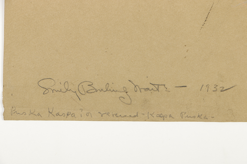 Emily B. Waite Pastel Drawing on Paper Portrait of a Woman