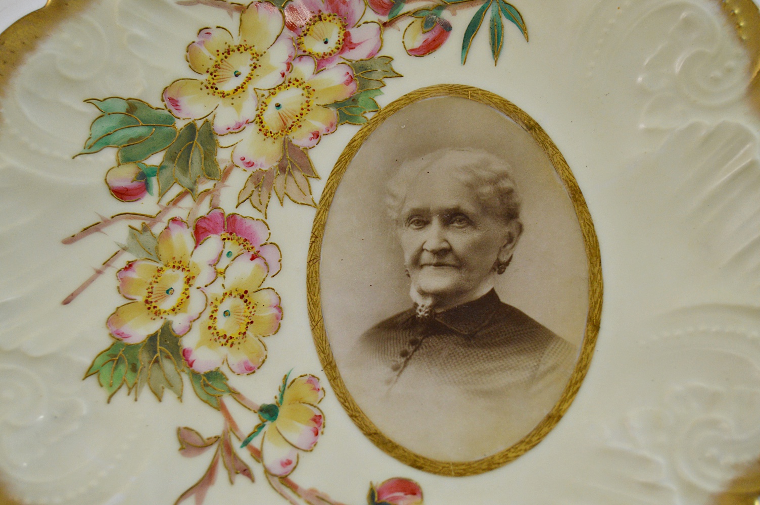 Antique Porcelain Bowl and Plates
