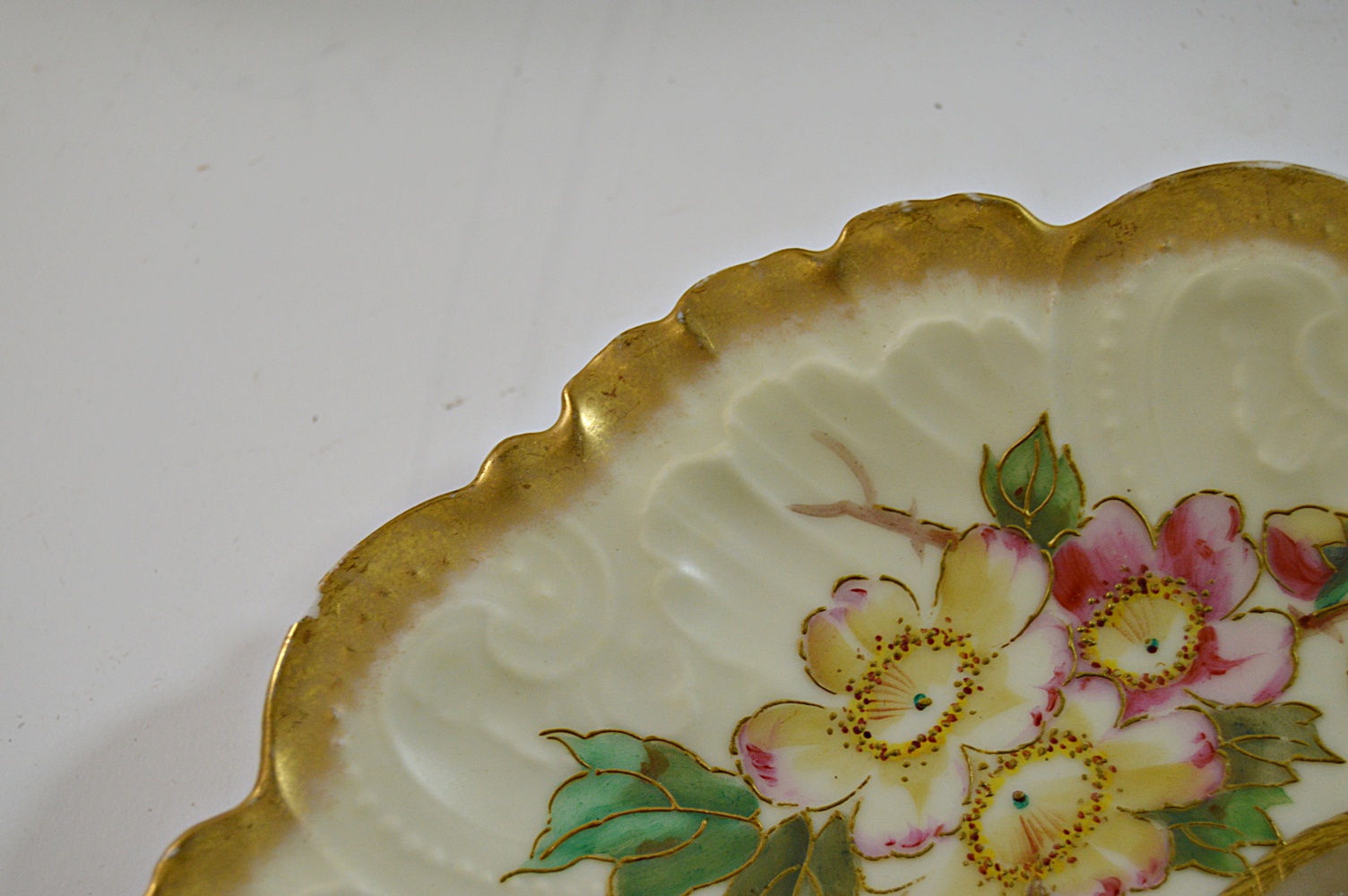 Antique Porcelain Bowl and Plates