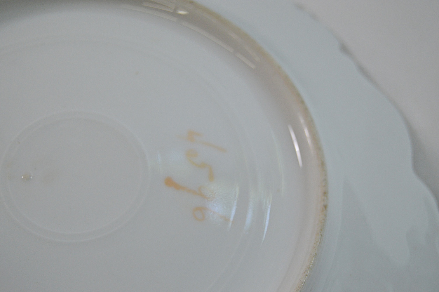 Antique Porcelain Bowl and Plates