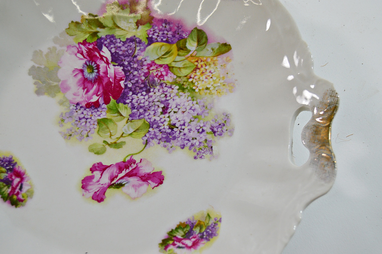 Antique Porcelain Bowl and Plates