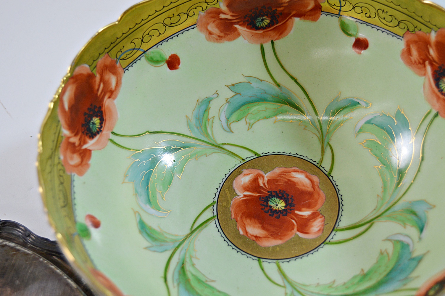 Antique Porcelain Bowl and Plates