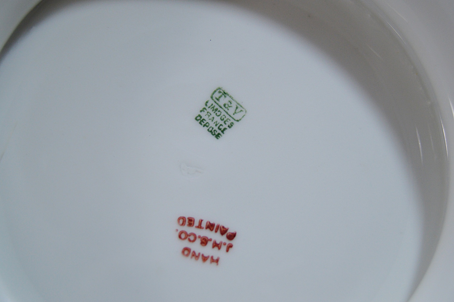 Antique Porcelain Bowl and Plates