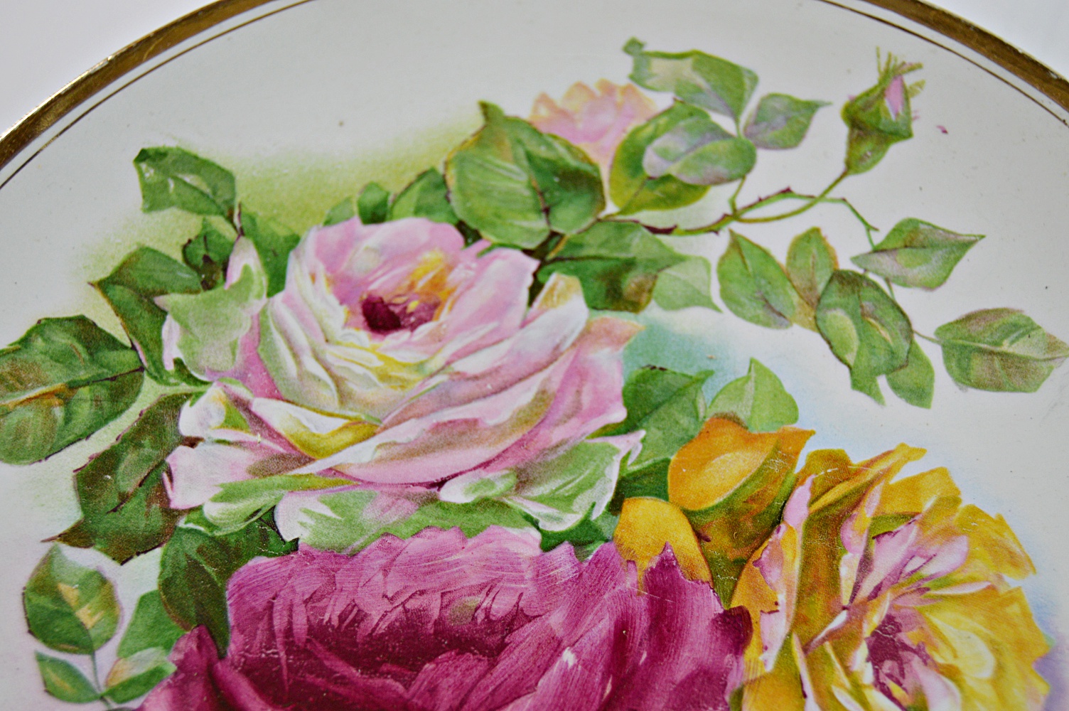 Antique Porcelain Bowl and Plates