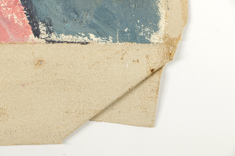 Emily B. Waite Oil Painting on Unstretched Canvas Portrait of a Woman