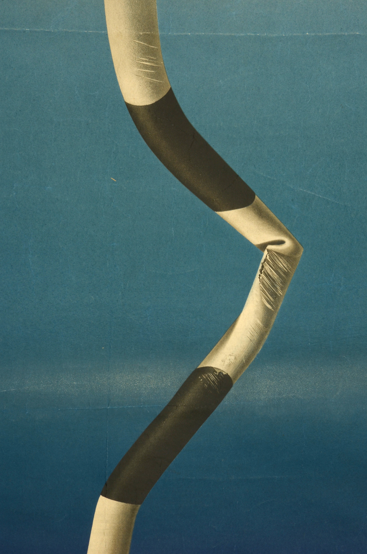 Original 1948 Advertisement Poster for Eptinger Mineral Water Designed by Herbert Leupin "...trink lieber Eptinger!"