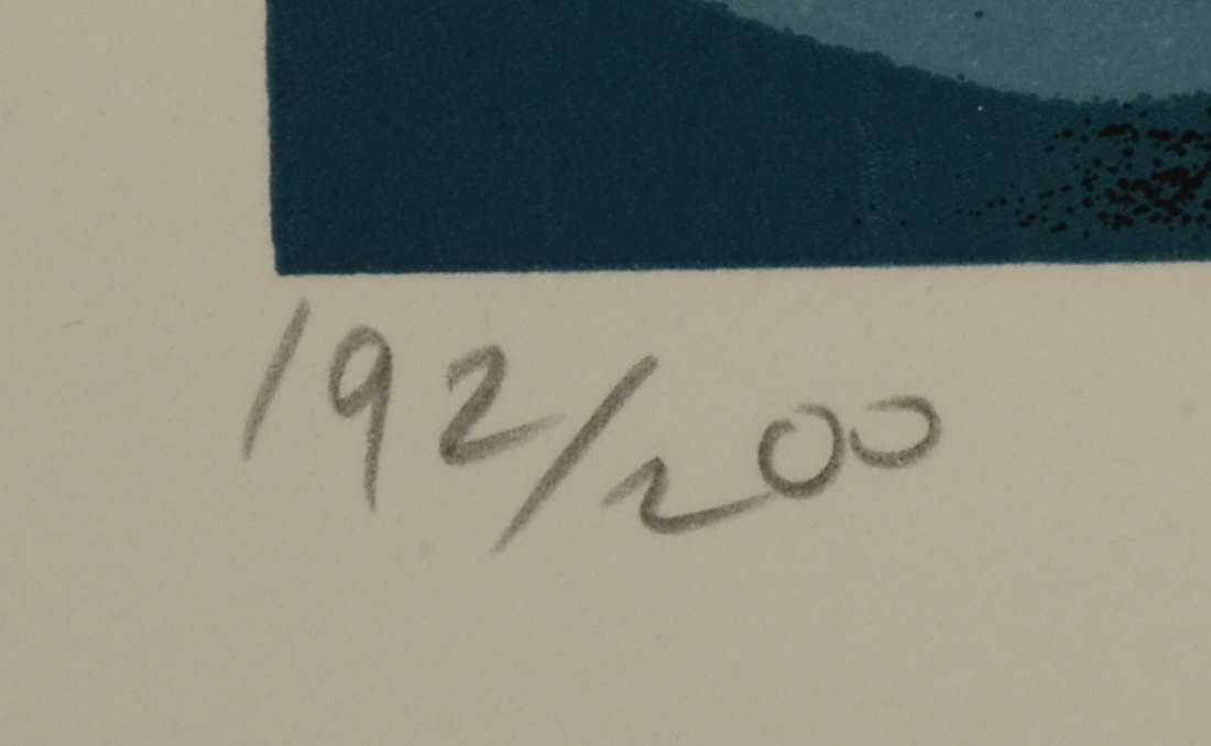 Lowell Nesbitt 1981 Signed Limited Edition Serigraph "Water Lilies"