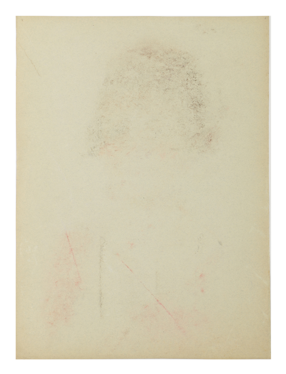 Emily B. Waite Chalk Pastel Portrait on Paper of Woman